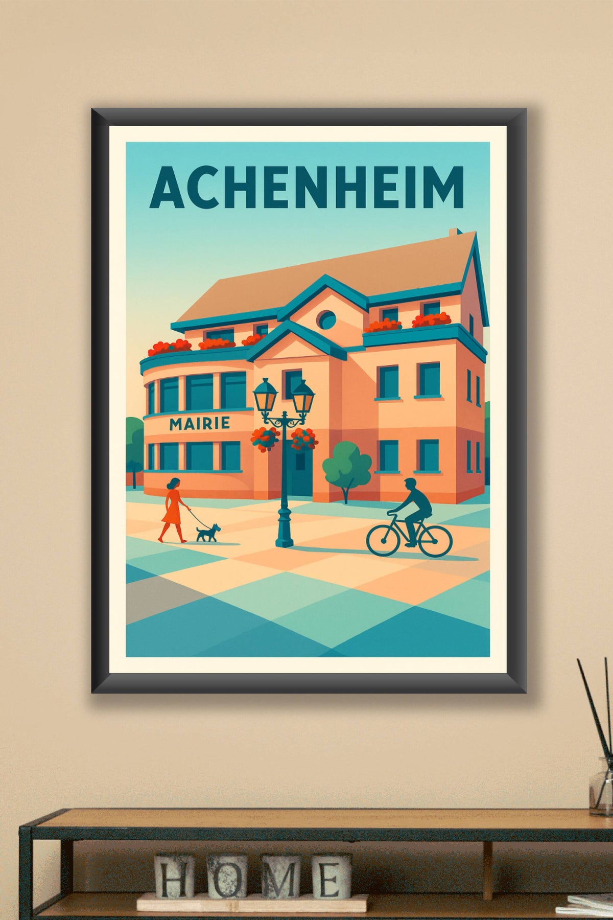 Affiche de Achenheim - L'élégance tranquille de la Mairie