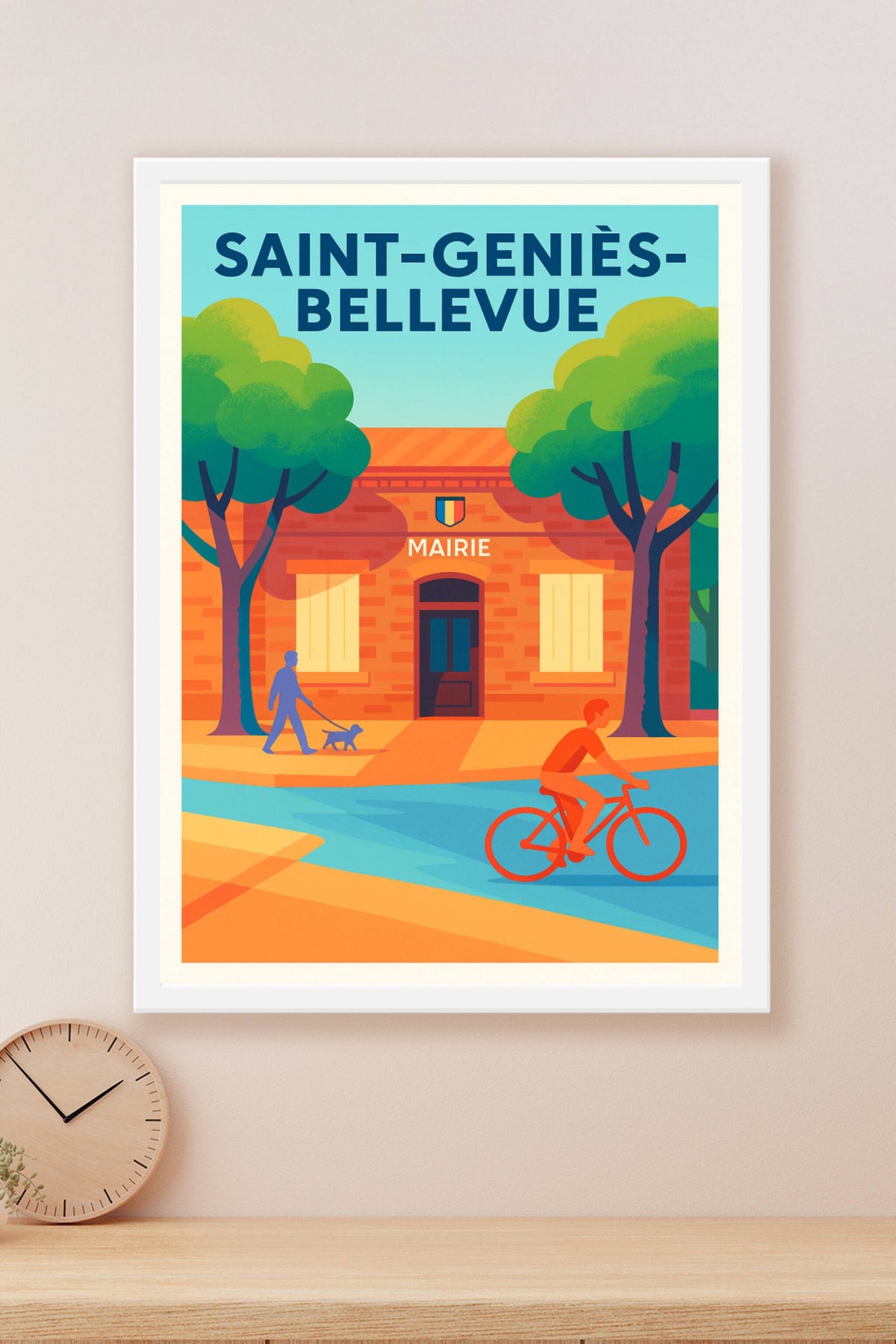Affiche de Saint-Geniès-Bellevue - Charme et tranquillité au cœur du village