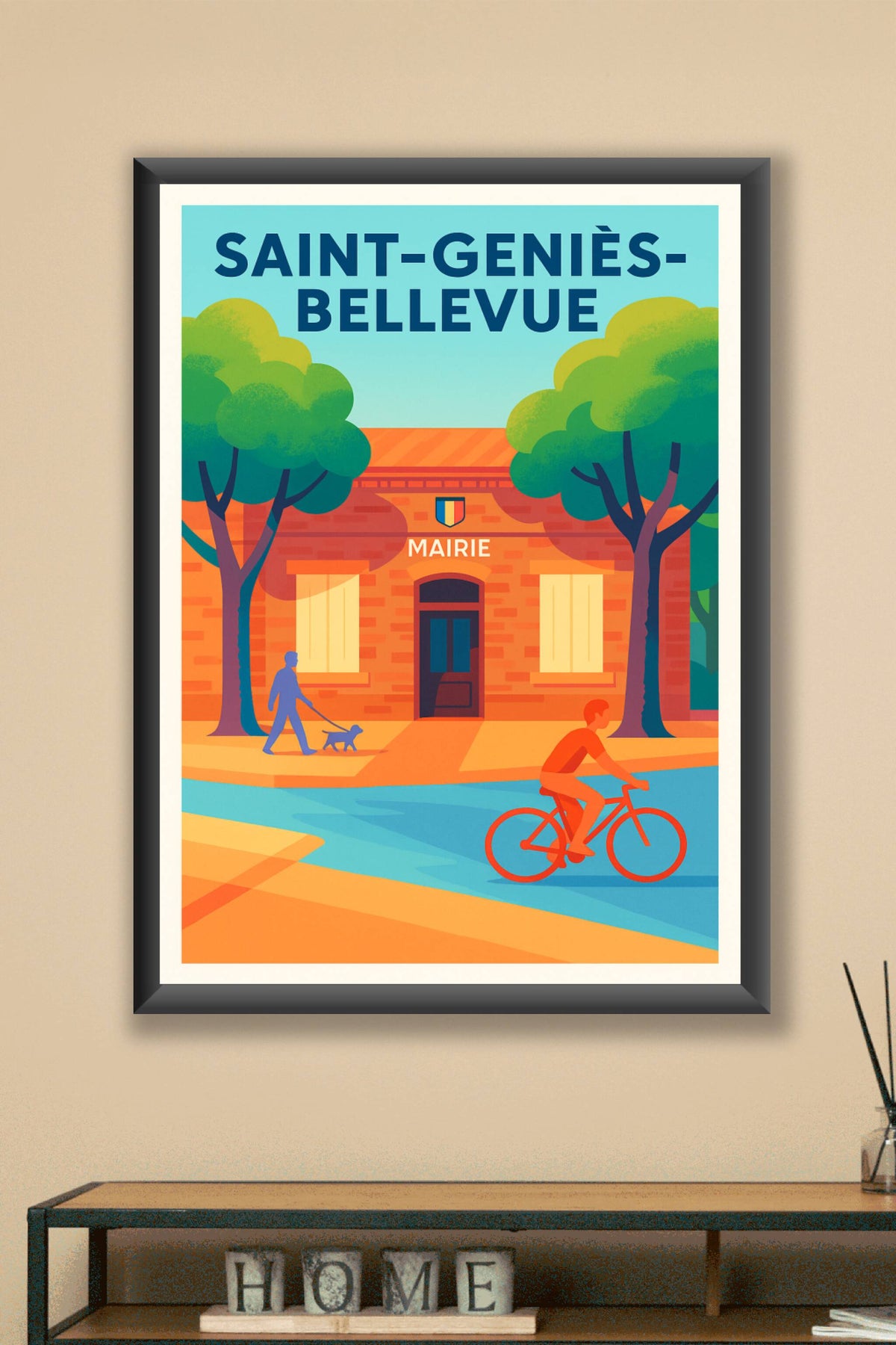 Affiche de Saint-Geniès-Bellevue - Charme et tranquillité au cœur du village