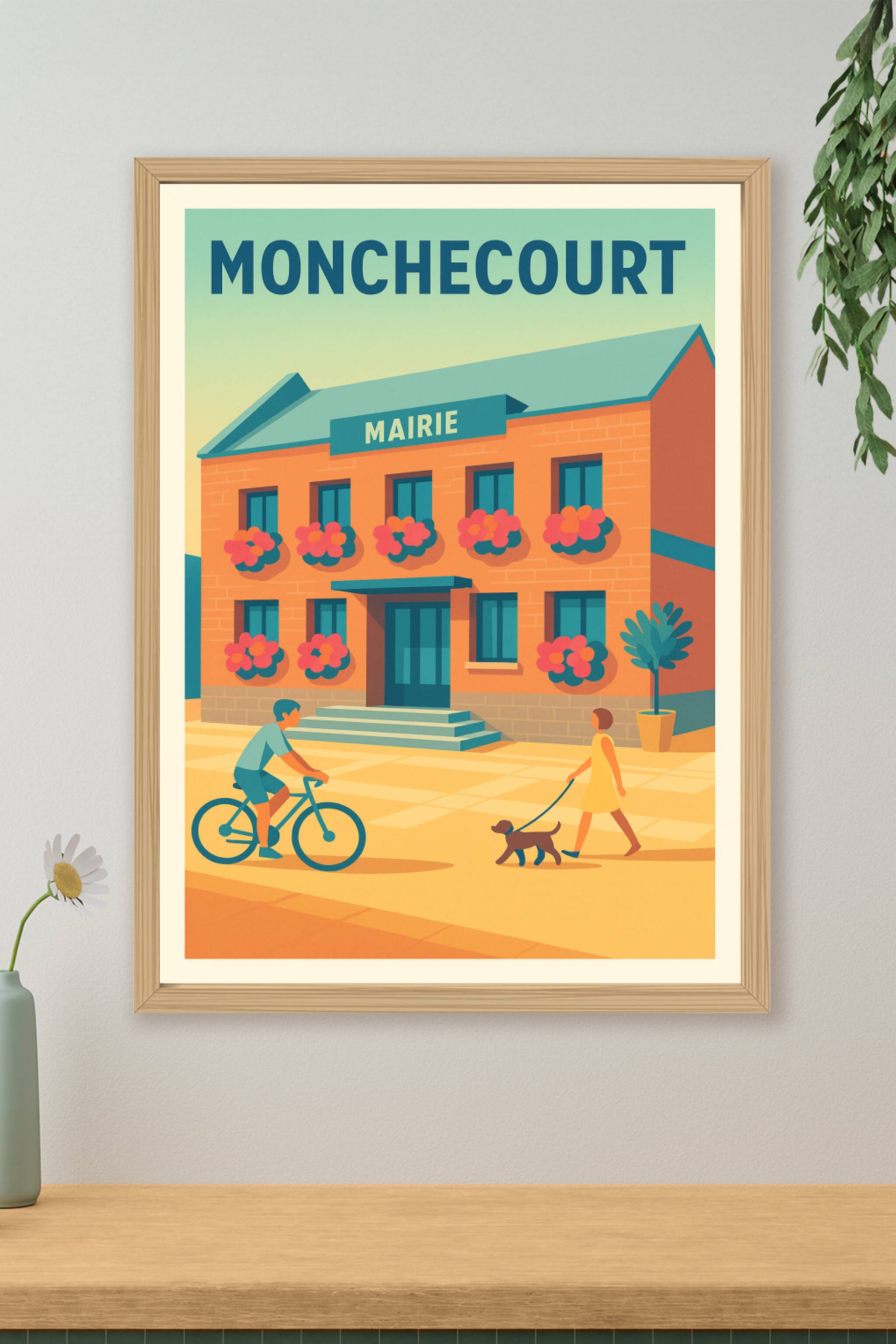 Affiche de Monchecourt - Charme et Tranquillité au Quotidien