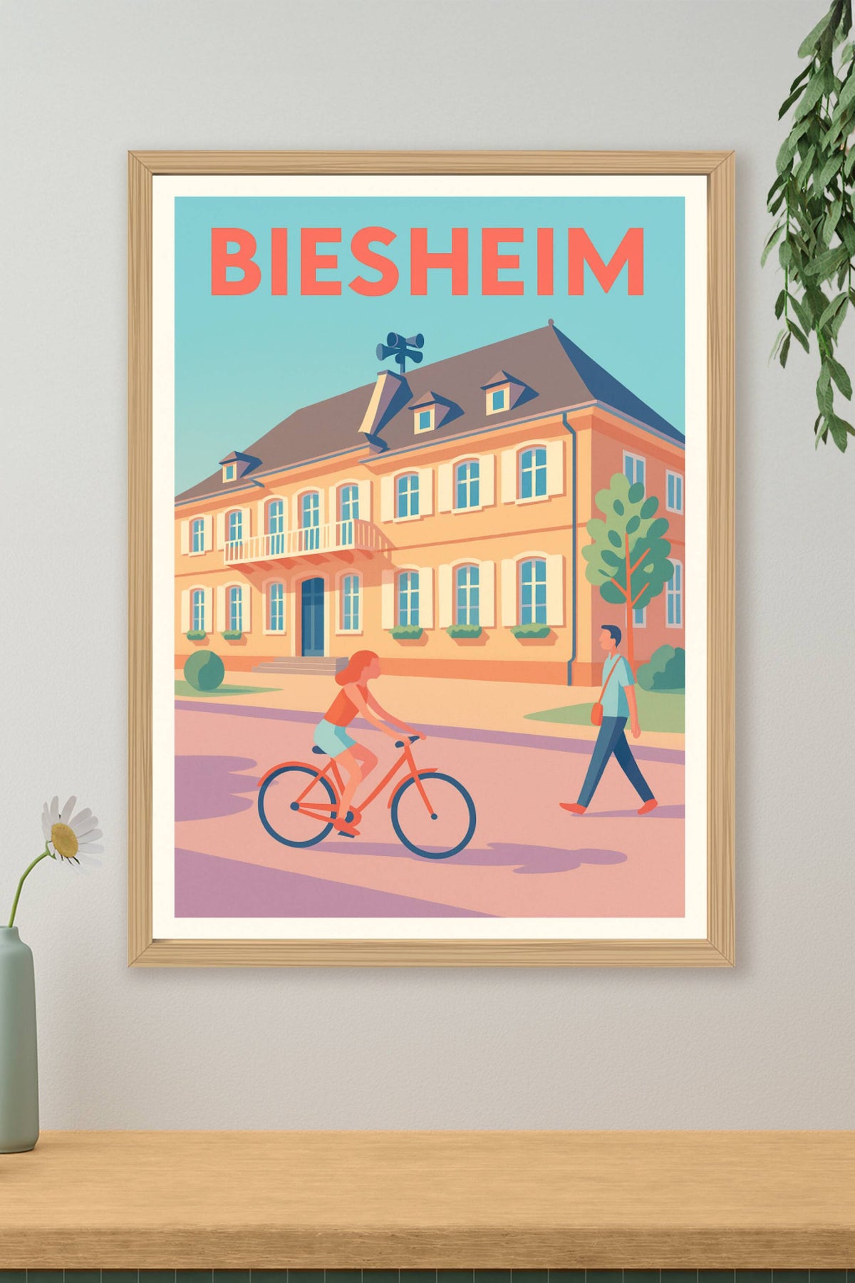 Affiche de Biesheim - Charme et quiétude alsacienne