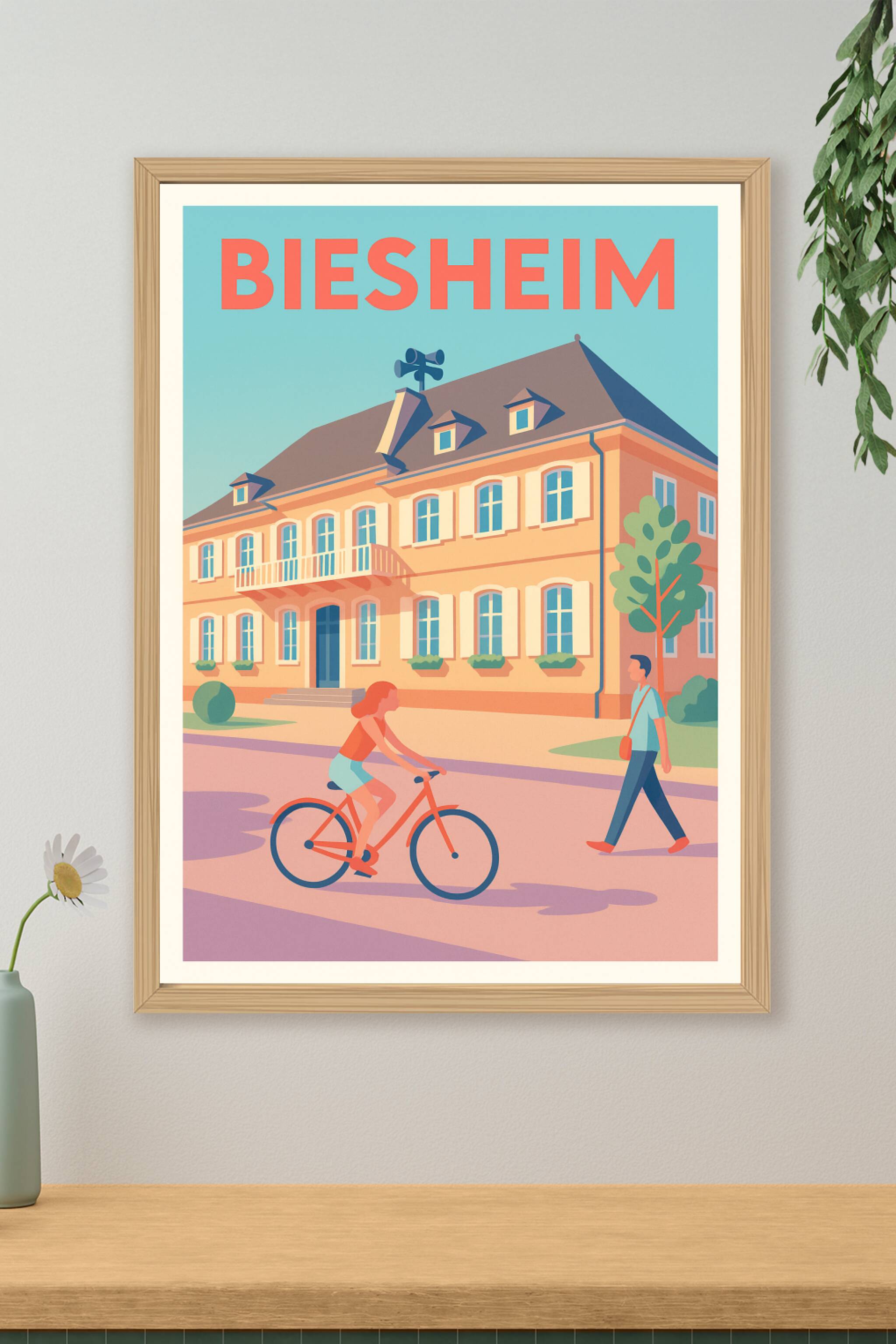 Affiche de Biesheim - Charme et quiétude alsacienne