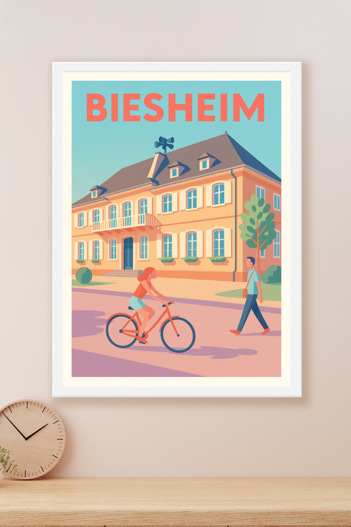 Affiche de Biesheim - Charme et quiétude alsacienne