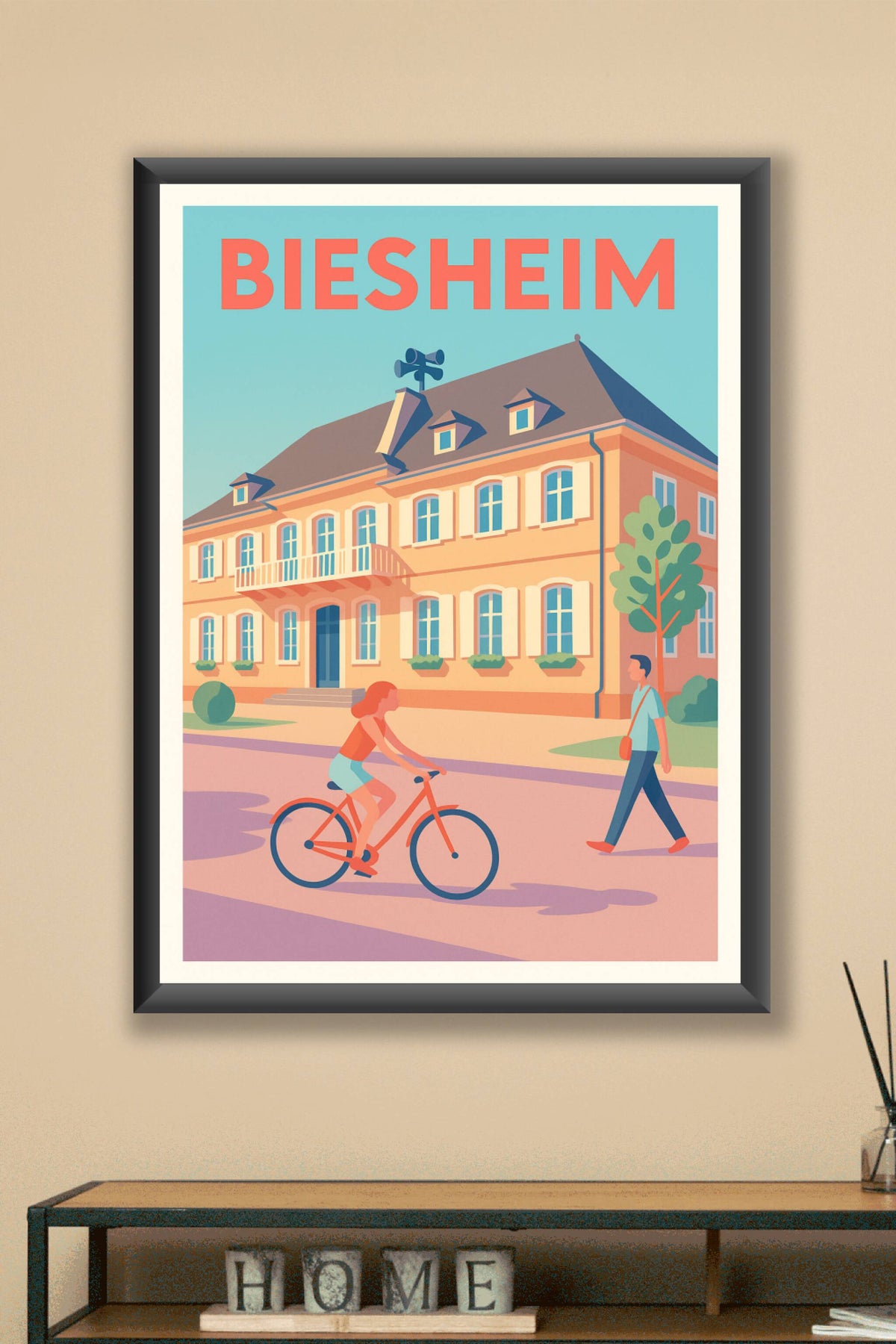 Affiche de Biesheim - Charme et quiétude alsacienne