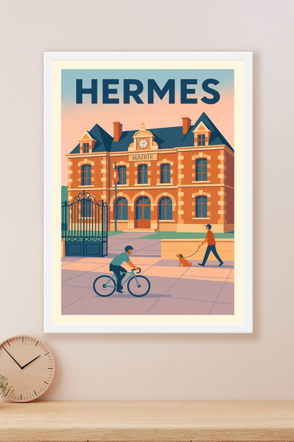 Affiche de Hermes - Charme et sérénité au cœur du village