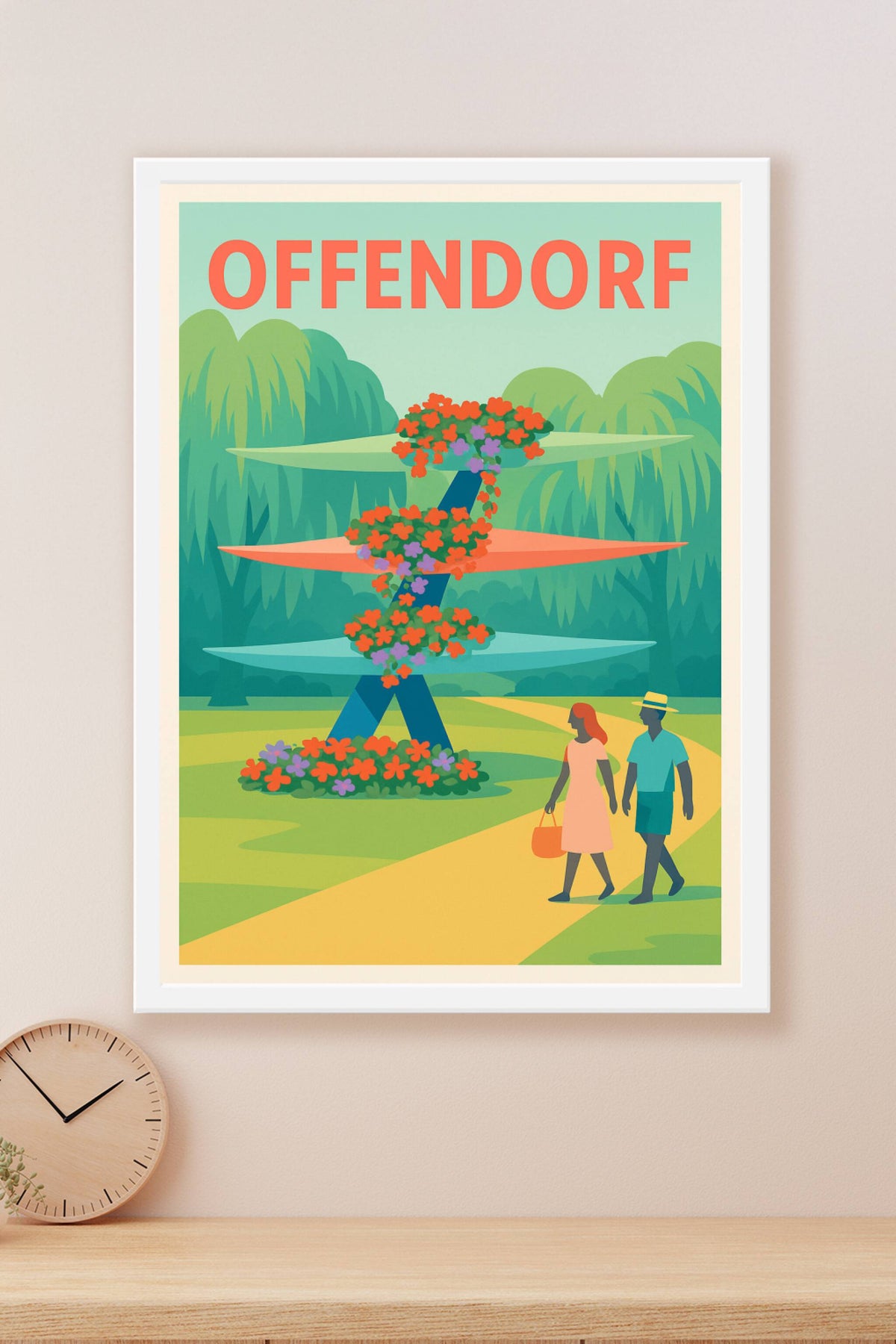 Affiche de Offendorf - Promenade fleurie au cœur de la nature