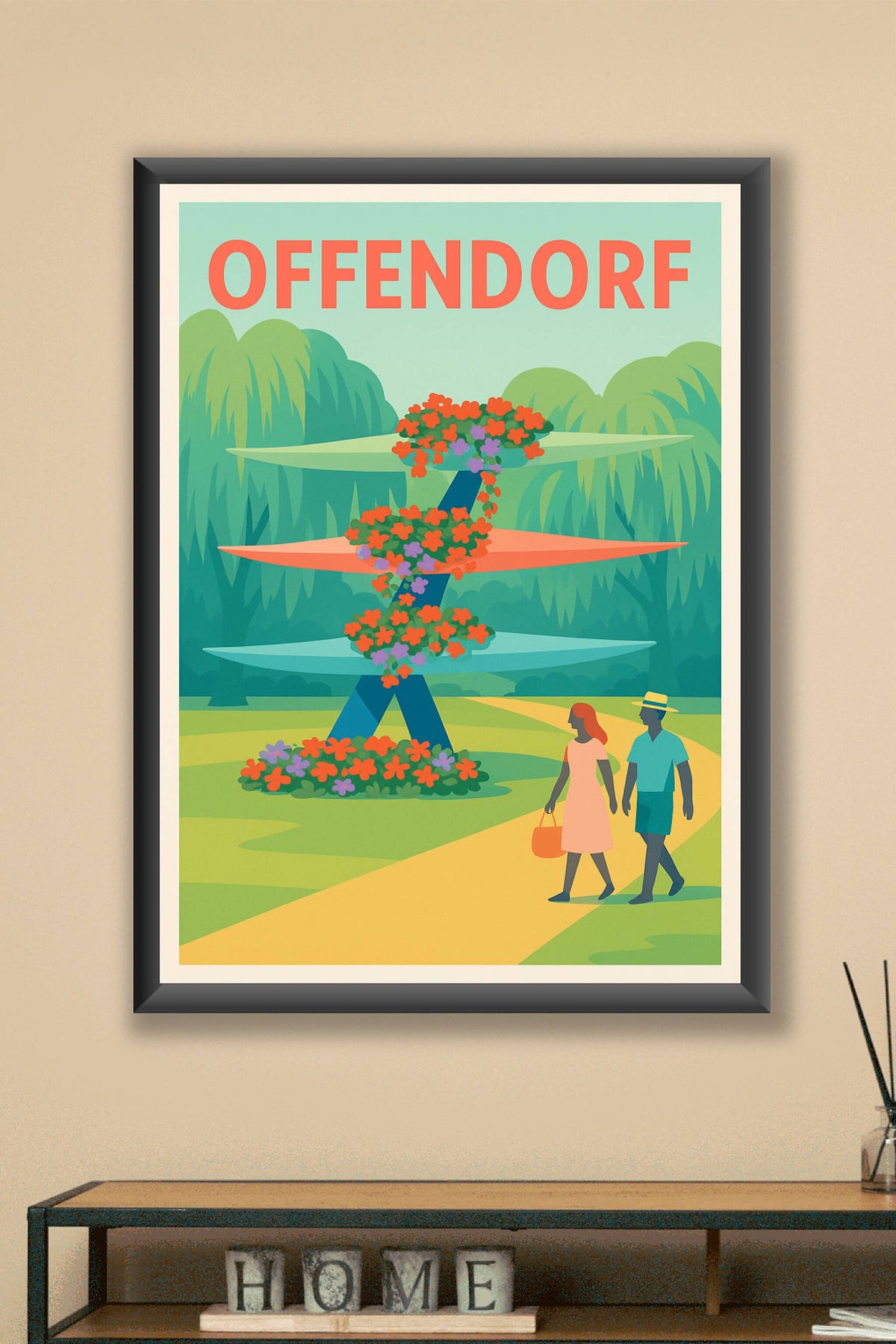 Affiche de Offendorf - Promenade fleurie au cœur de la nature