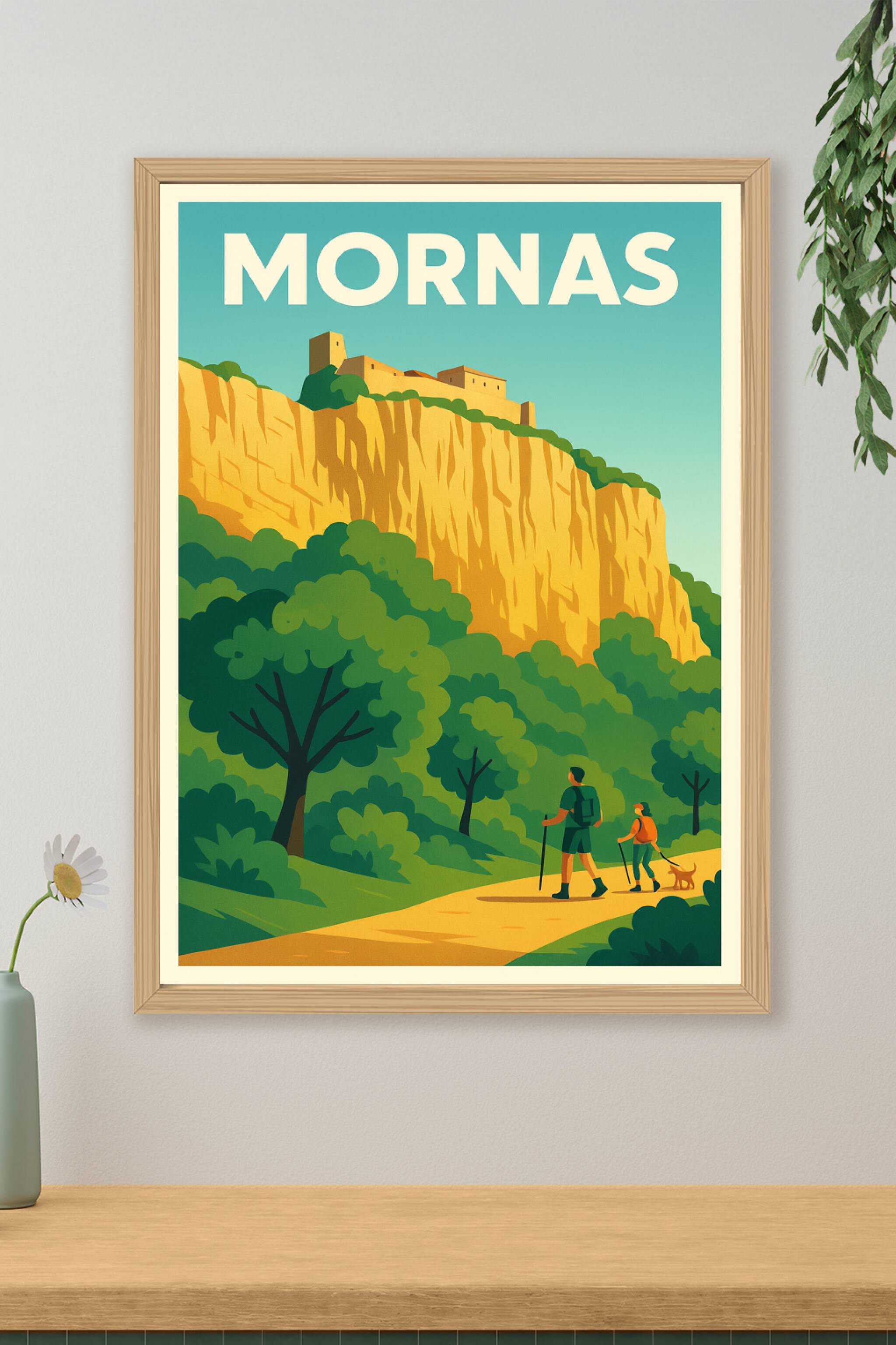 Affiche de Mornas - Évasion nature au pied du château