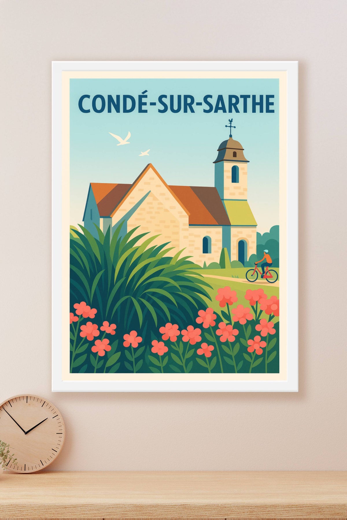 Affiche de Condé-sur-Sarthe - Charme bucolique et sérénité normande