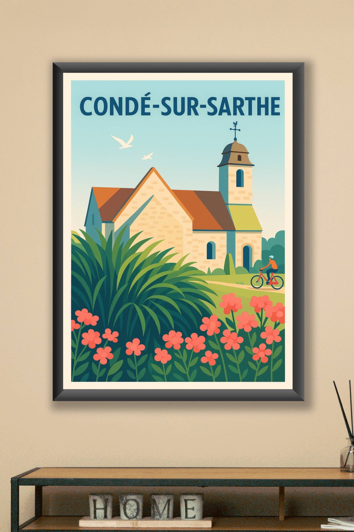 Affiche de Condé-sur-Sarthe - Charme bucolique et sérénité normande