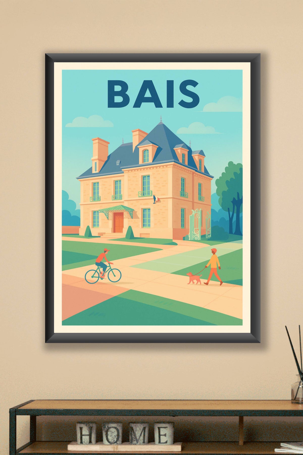 Affiche de Bais - Charme et sérénité au cœur de la ville
