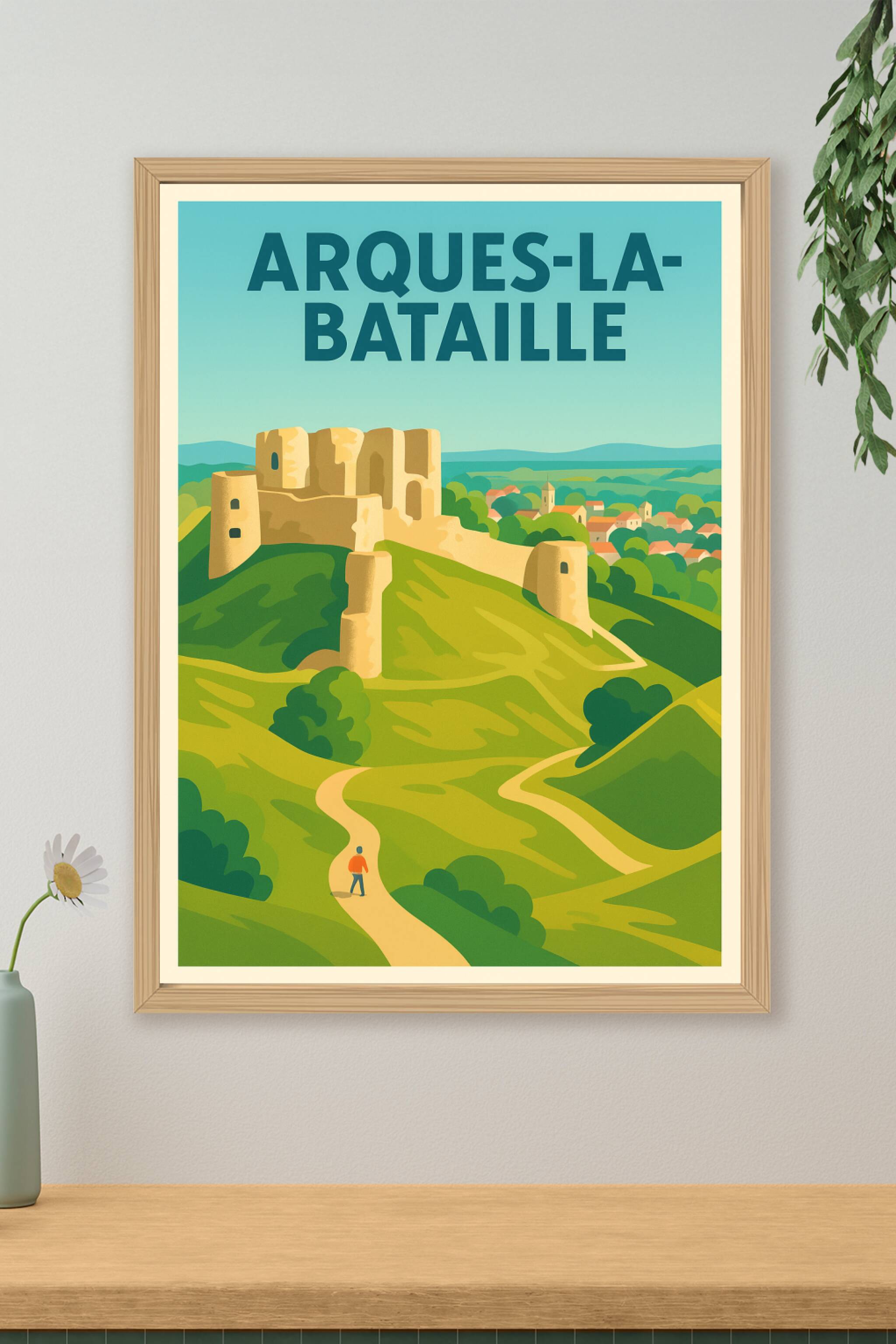 Affiche de Arques-la-Bataille - Voyage au cœur de l'histoire normande