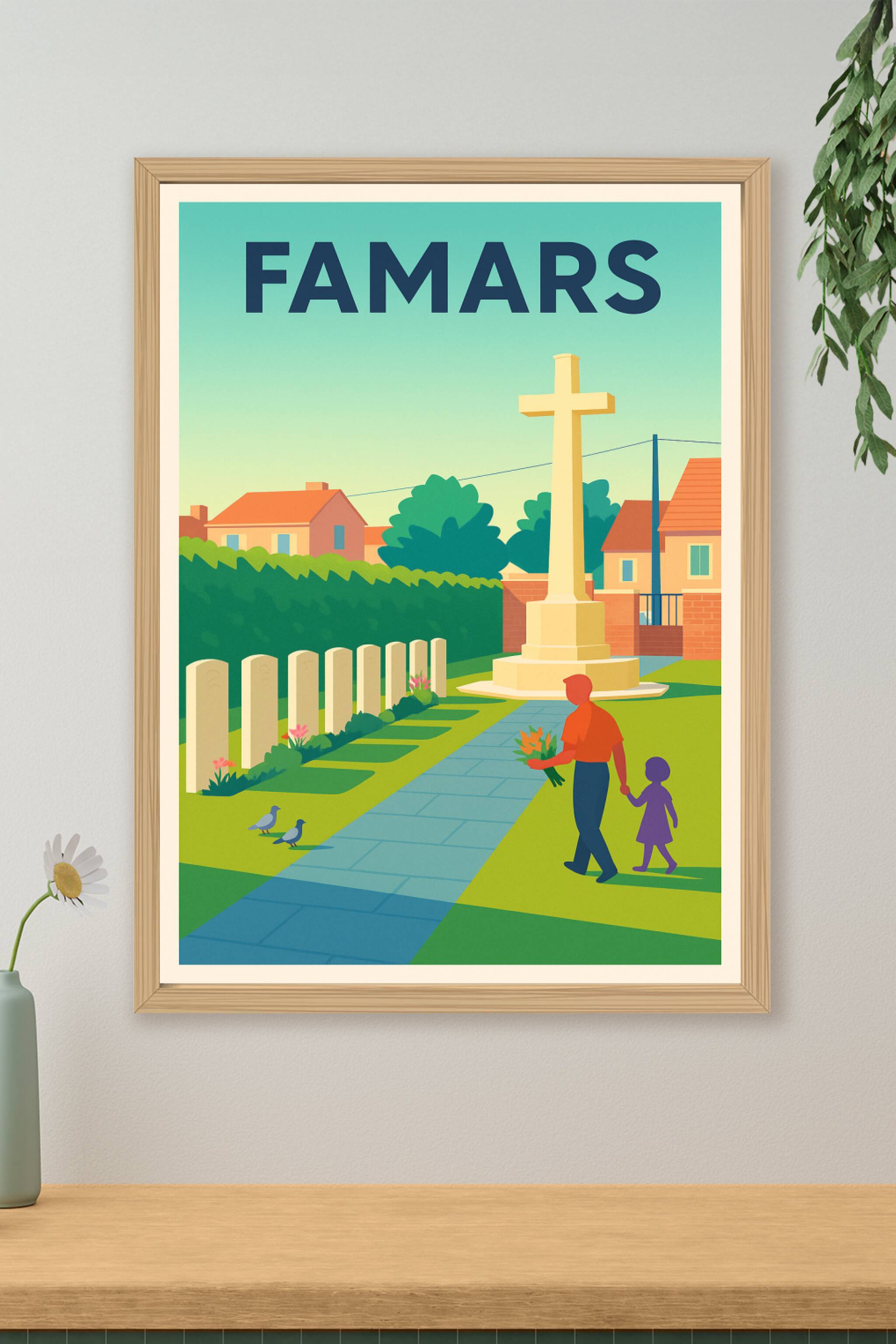 Affiche de Famars - Mémoire et Sérénité au Coeur du Village