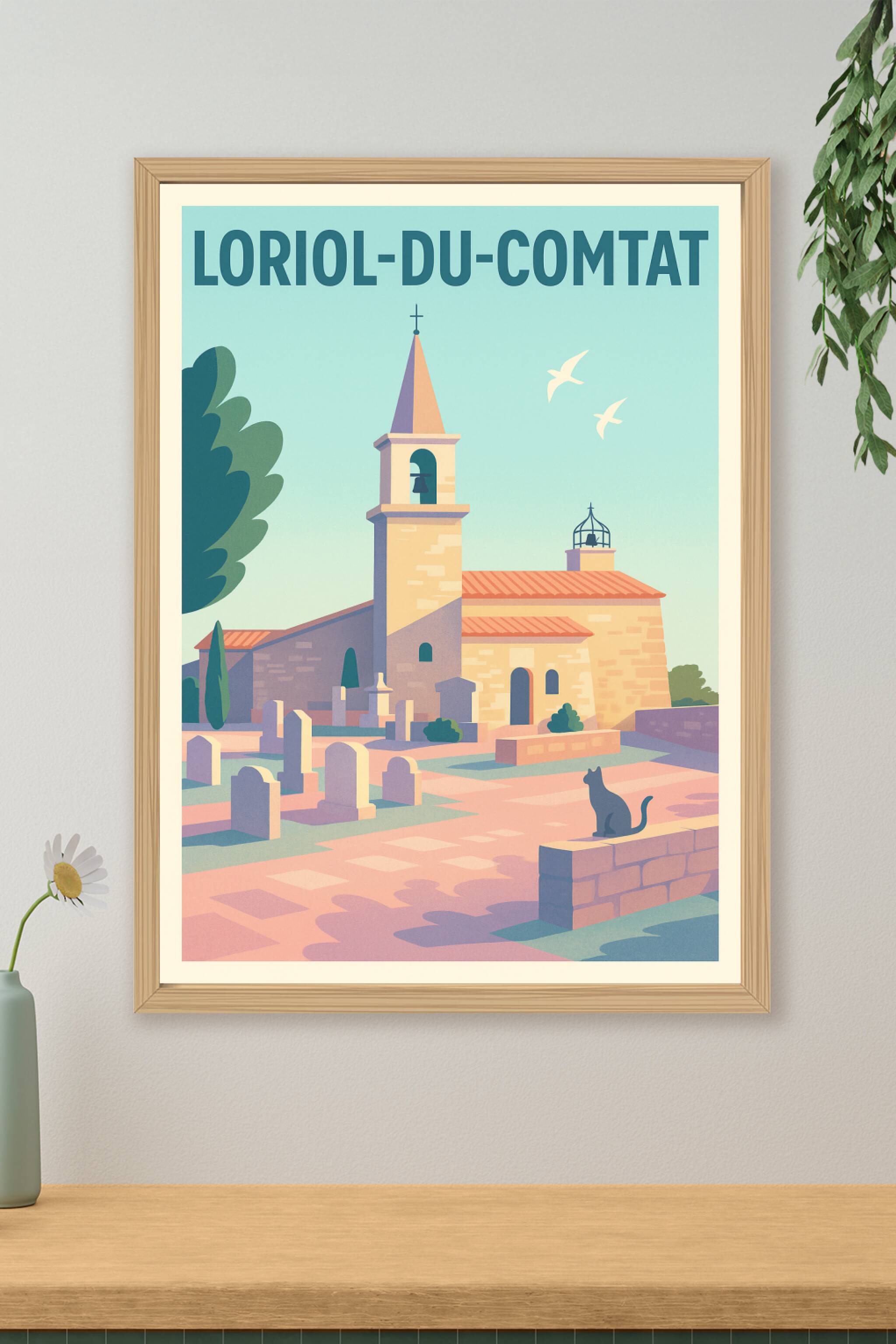 Affiche de Loriol-du-Comtat - Charme paisible et authenticité provençale