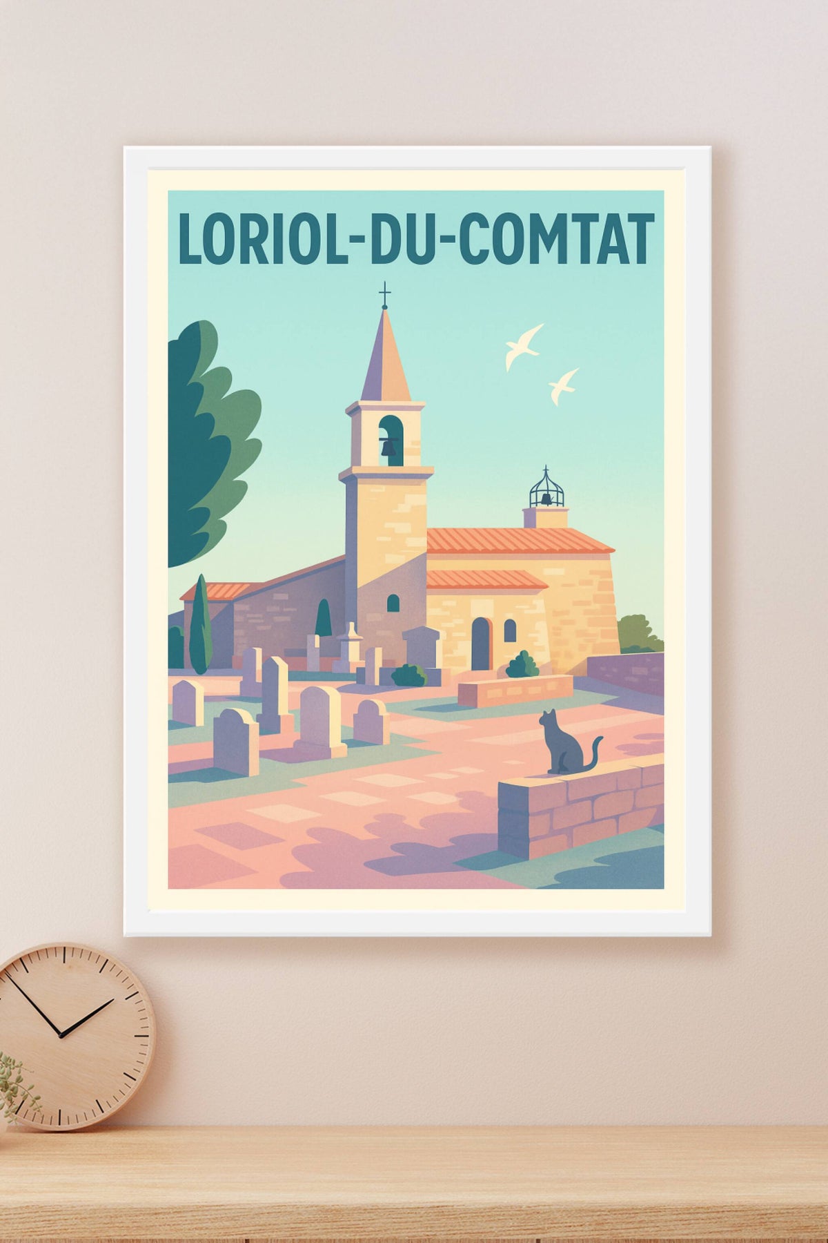 Affiche de Loriol-du-Comtat - Charme paisible et authenticité provençale