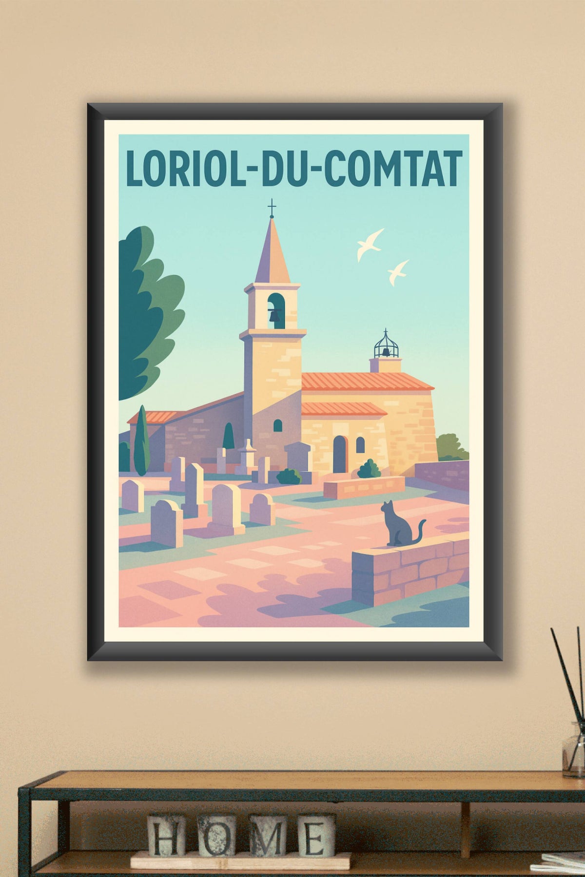 Affiche de Loriol-du-Comtat - Charme paisible et authenticité provençale
