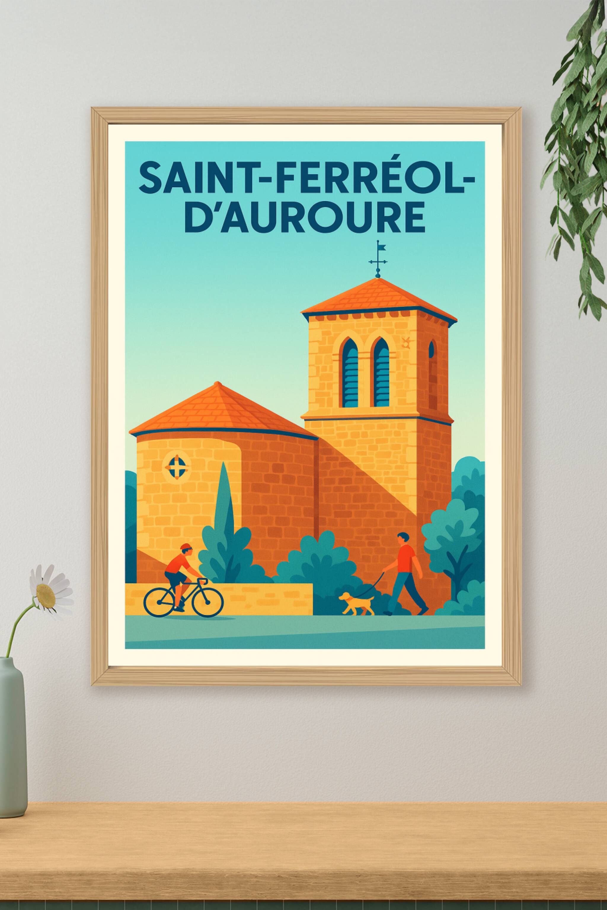 Affiche de Saint-Ferréol-d'Auroure - Charme et sérénité au cœur du village