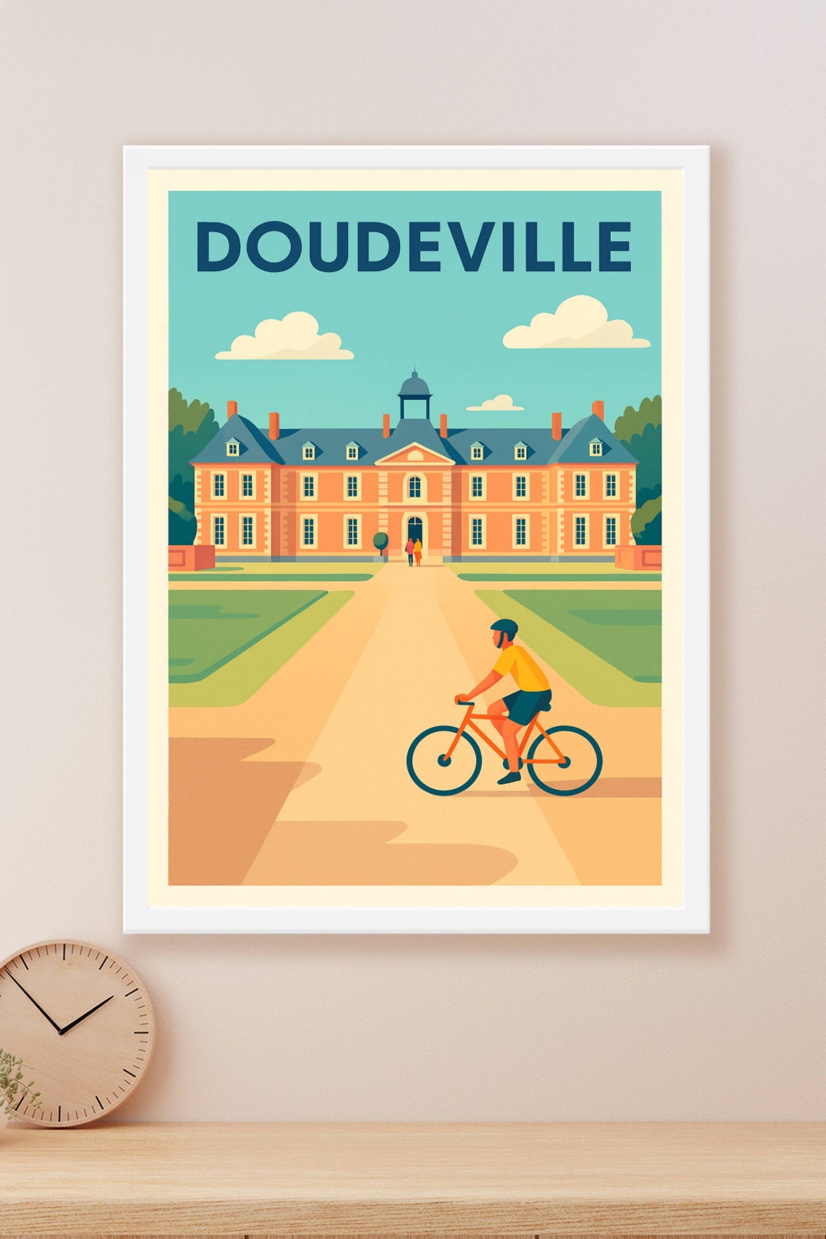 Affiche de Doudeville - Charme et sérénité à vélo