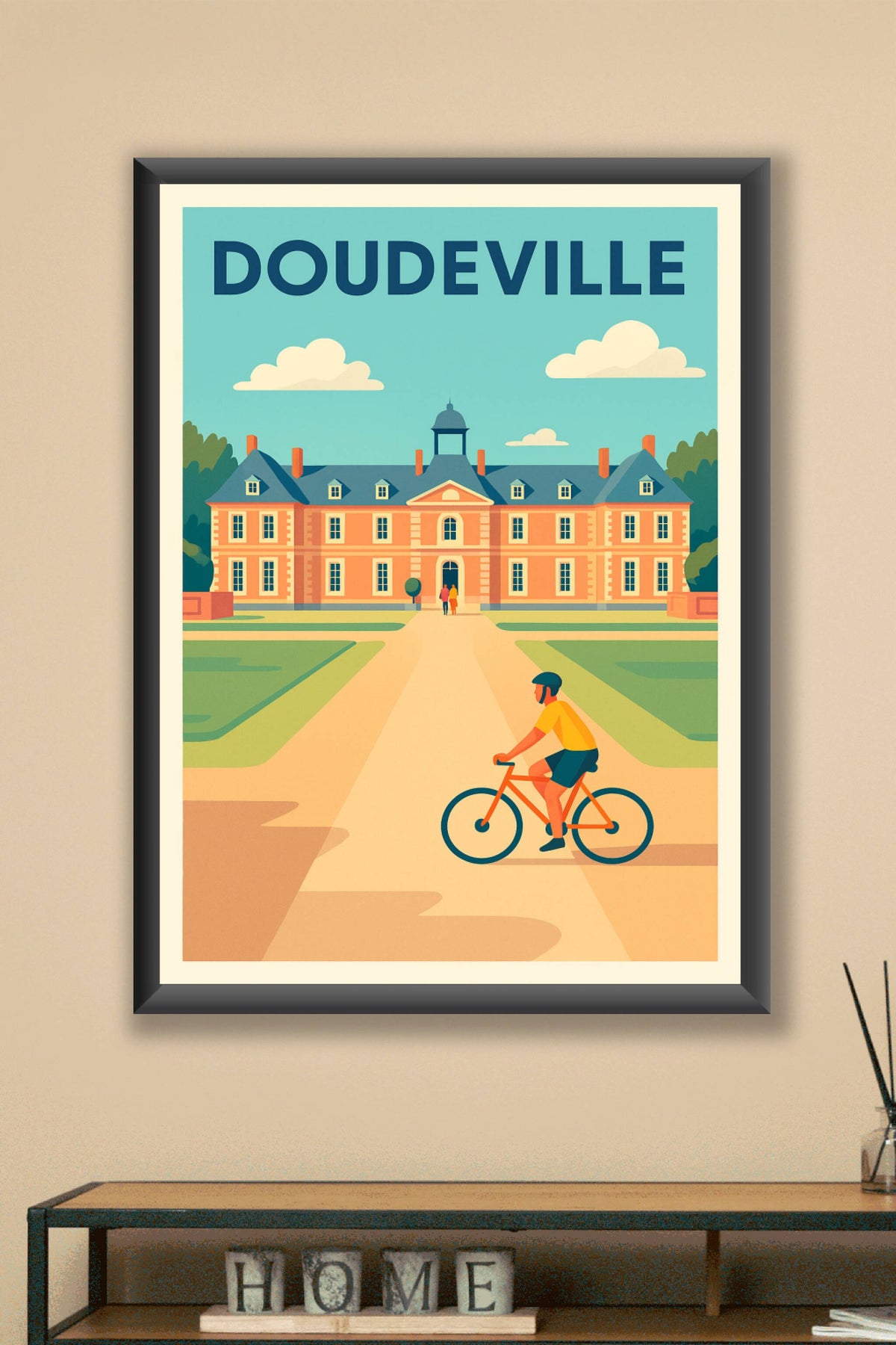 Affiche de Doudeville - Charme et sérénité à vélo