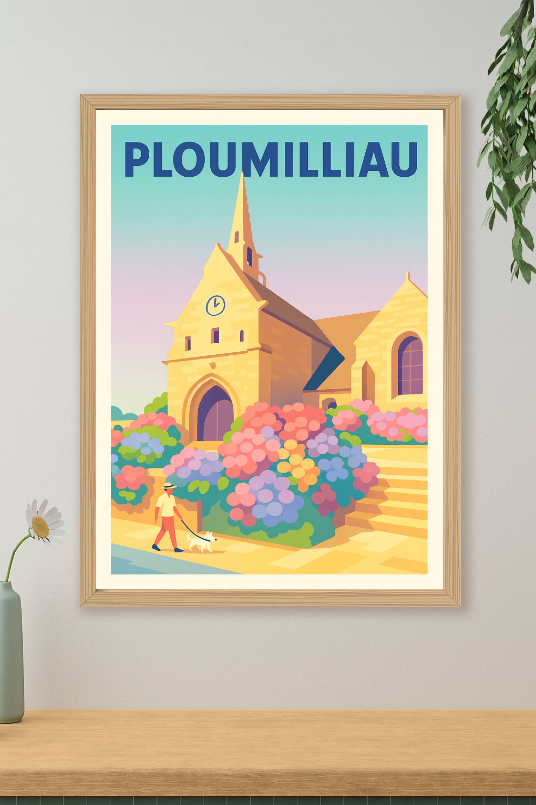 Affiche de Ploumilliau - Harmonie pastorale et florale