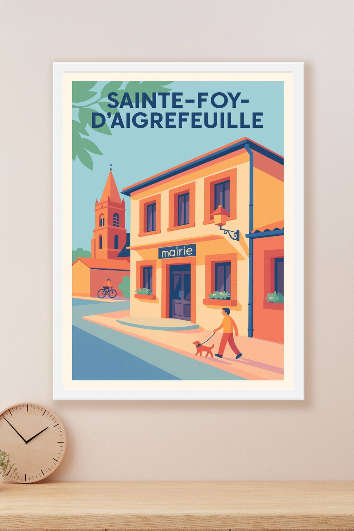 Affiche de Sainte-Foy-d'Aigrefeuille - Sérénité et charme local