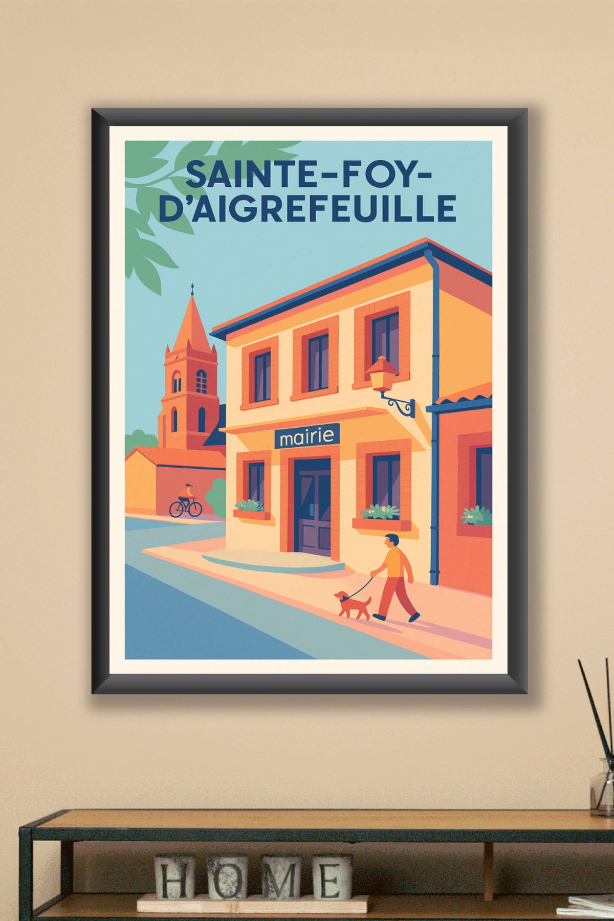 Affiche de Sainte-Foy-d'Aigrefeuille - Sérénité et charme local