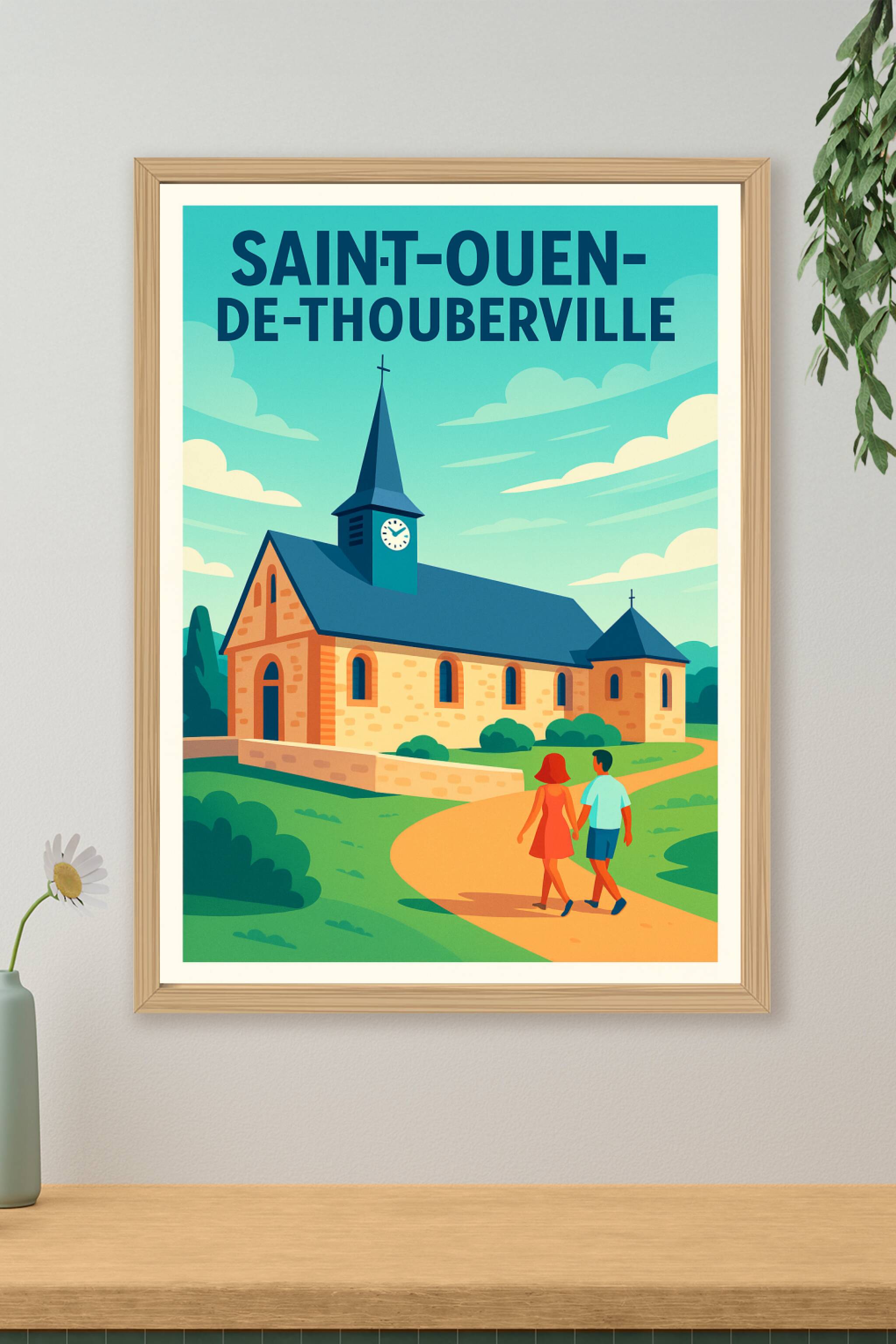 Affiche de Saint-Ouen-de-Thouberville - Charme et Sérénité au Coeur de la Normandie