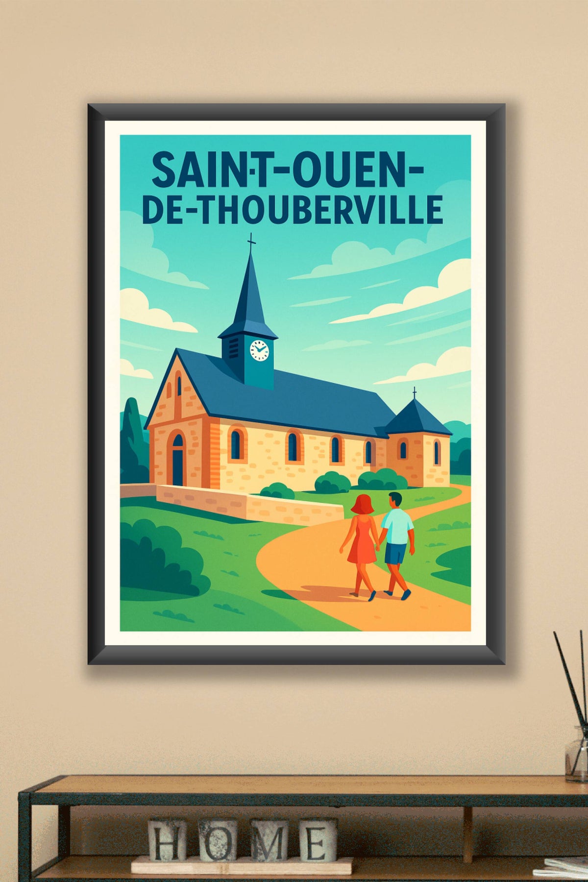 Affiche de Saint-Ouen-de-Thouberville - Charme et Sérénité au Coeur de la Normandie