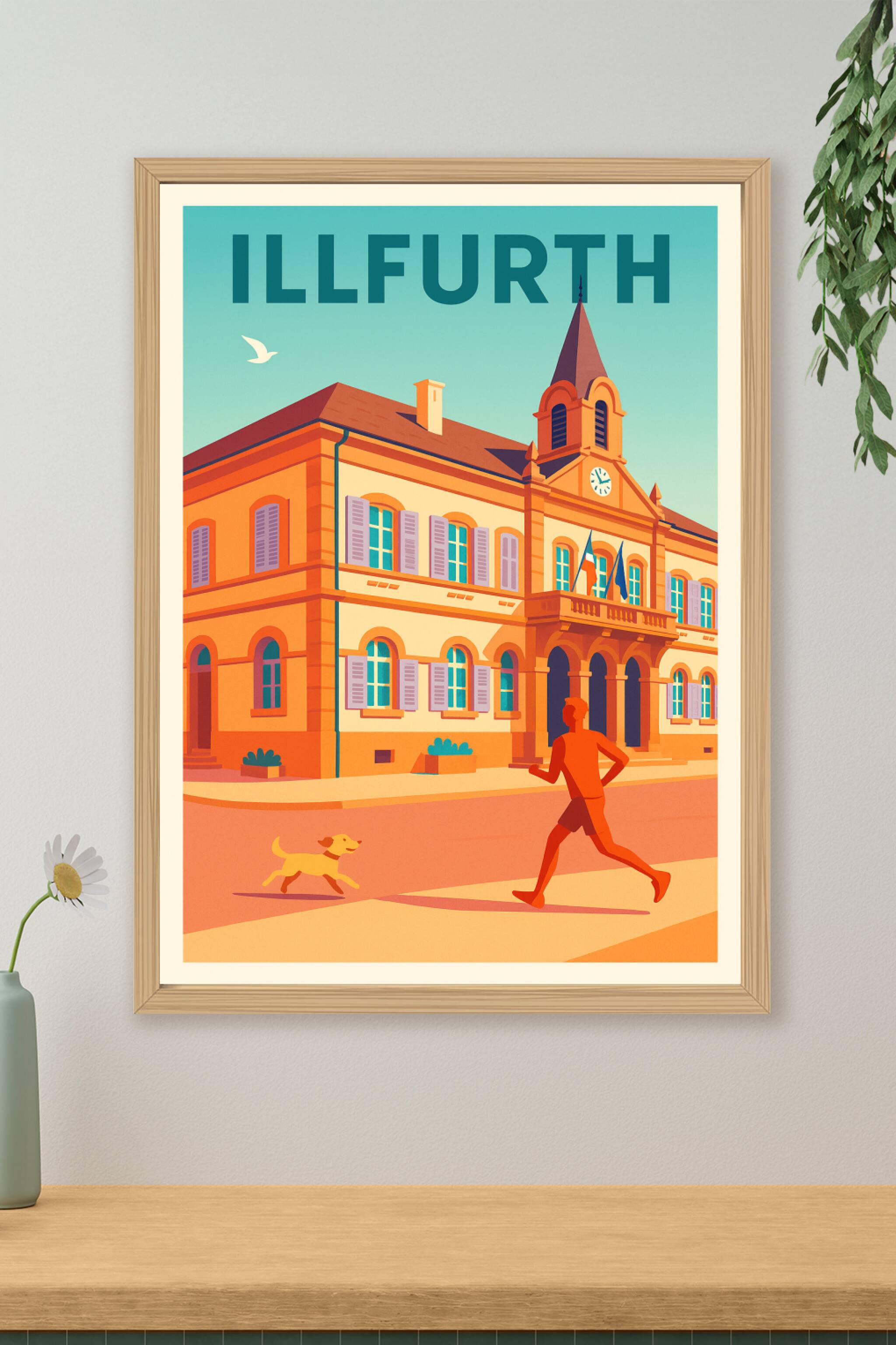 Affiche de Illfurth - L'harmonie urbaine au quotidien