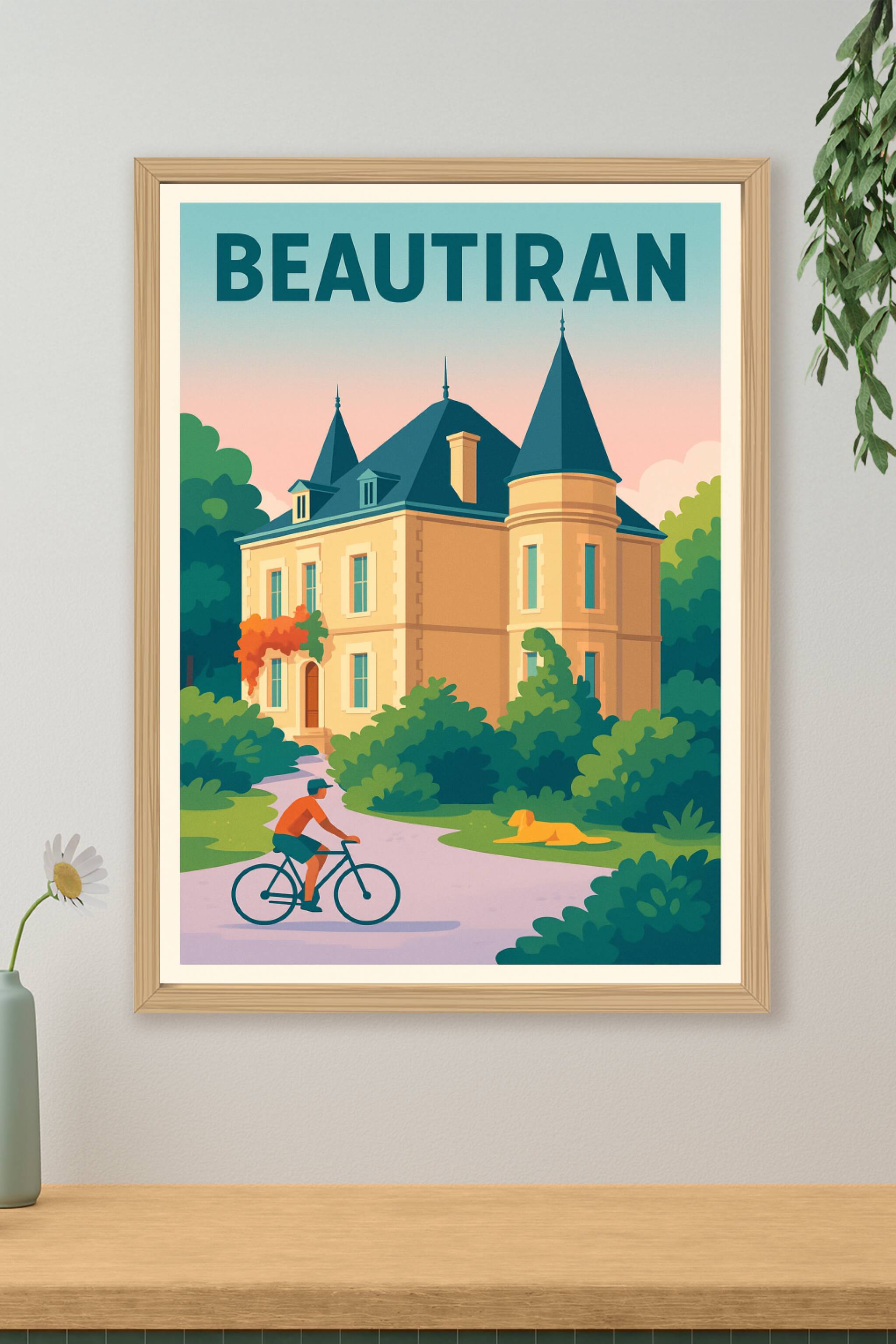 Affiche de Beautiran - Un havre de charme et de sérénité