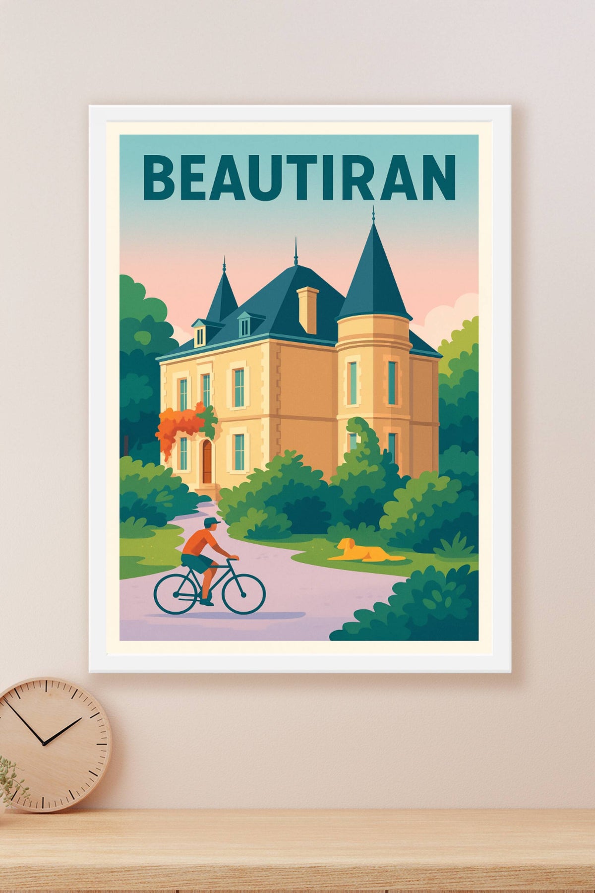 Affiche de Beautiran - Un havre de charme et de sérénité