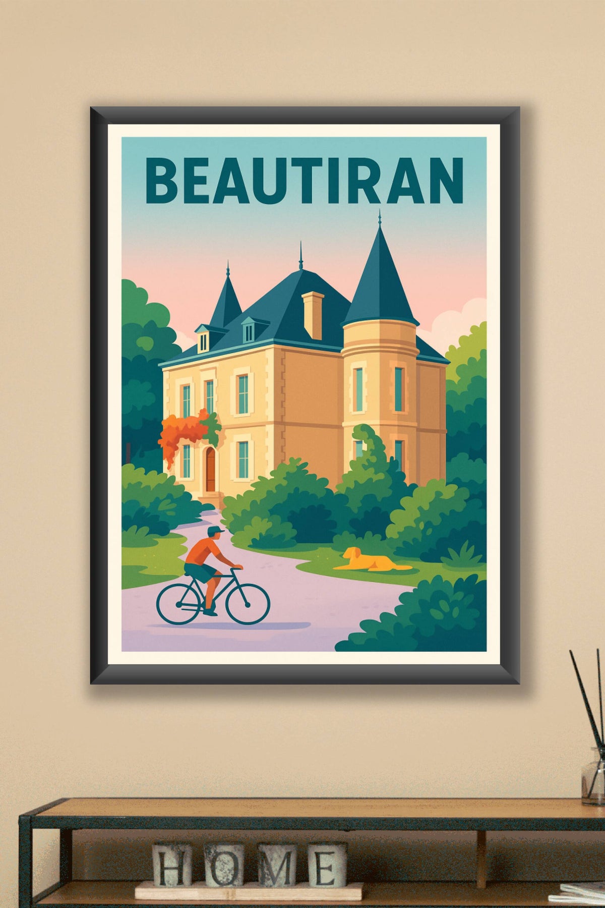 Affiche de Beautiran - Un havre de charme et de sérénité