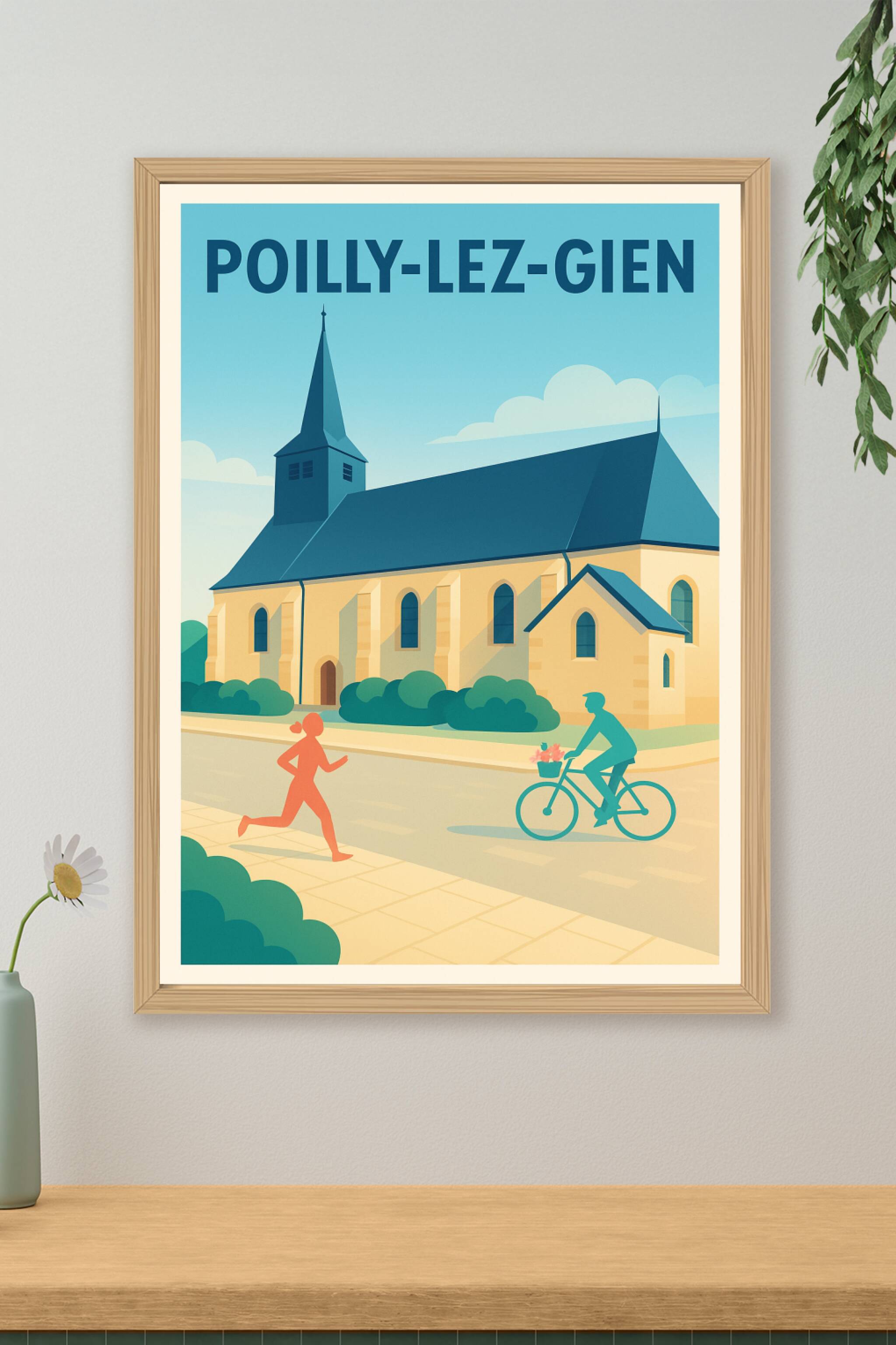 Affiche de Poilly-lez-Gien - Charme tranquille et authenticité locale