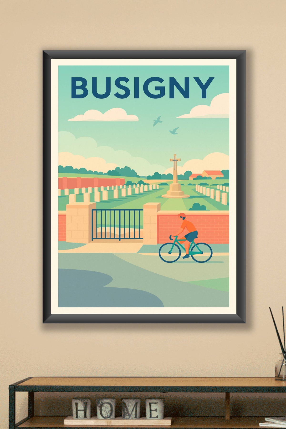 Affiche de Busigny - Un doux hommage entre nature et mémoire