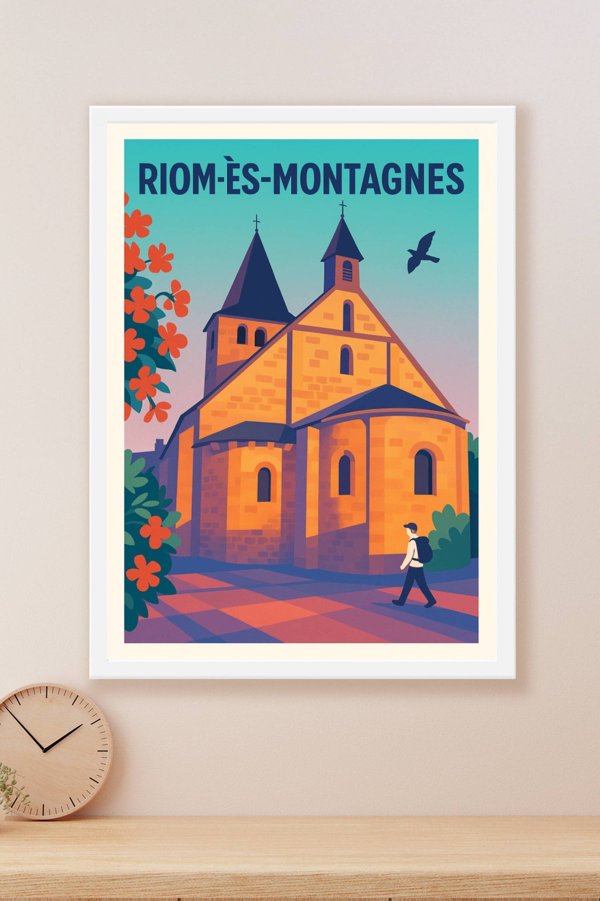 Affiche de Riom-ès-Montagnes - L'authenticité au cœur des Monts du Cantal