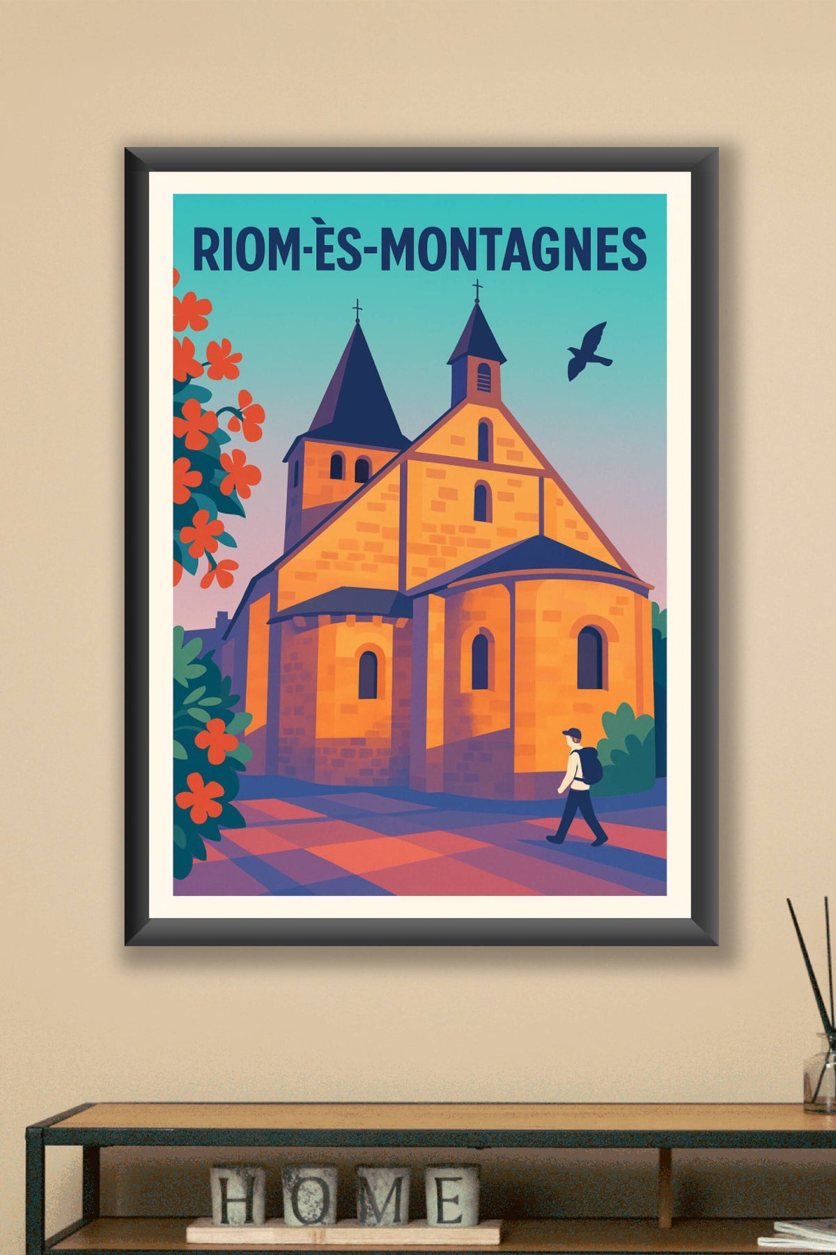 Affiche de Riom-ès-Montagnes - L'authenticité au cœur des Monts du Cantal