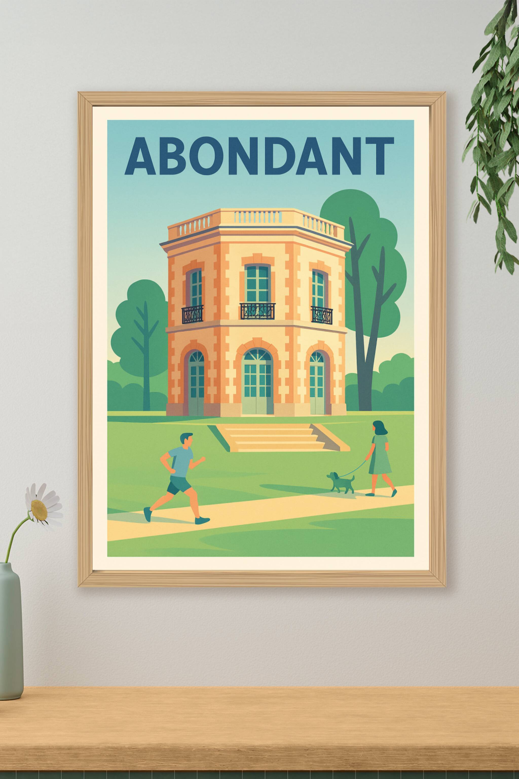 Affiche de Abondant - Un havre de paix au cœur de la nature