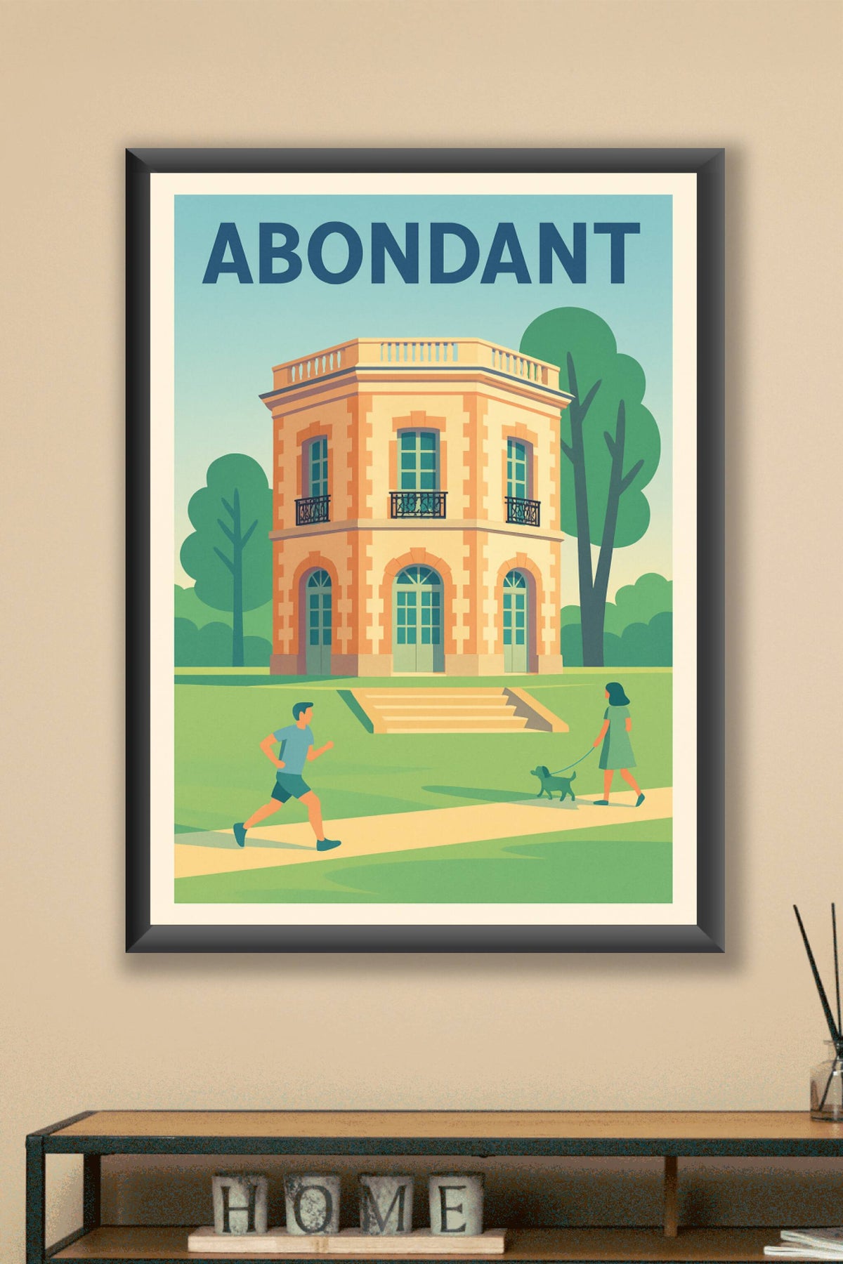 Affiche de Abondant - Un havre de paix au cœur de la nature