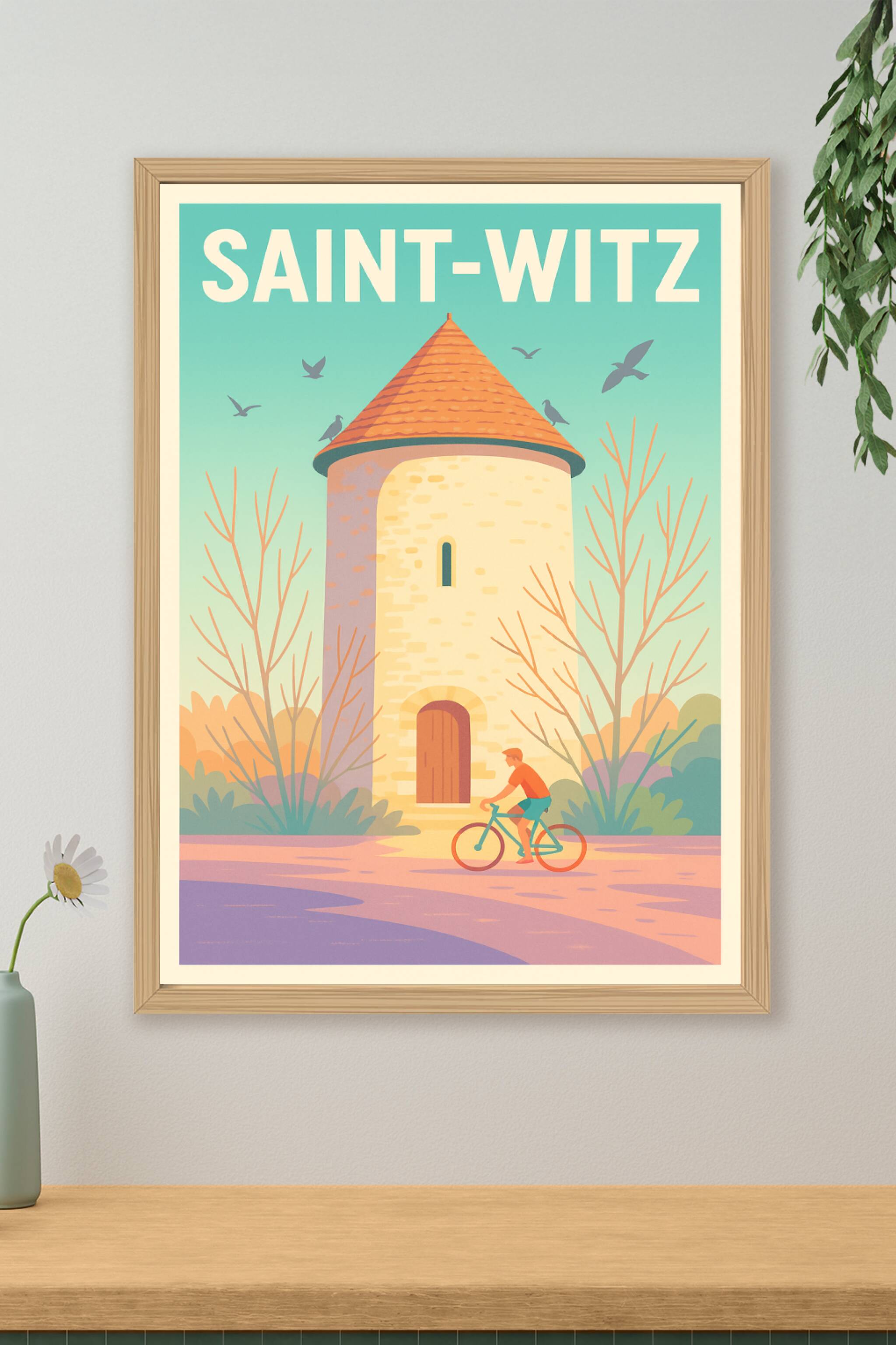 Affiche de Saint-Witz - Charme et tranquillité campagnarde