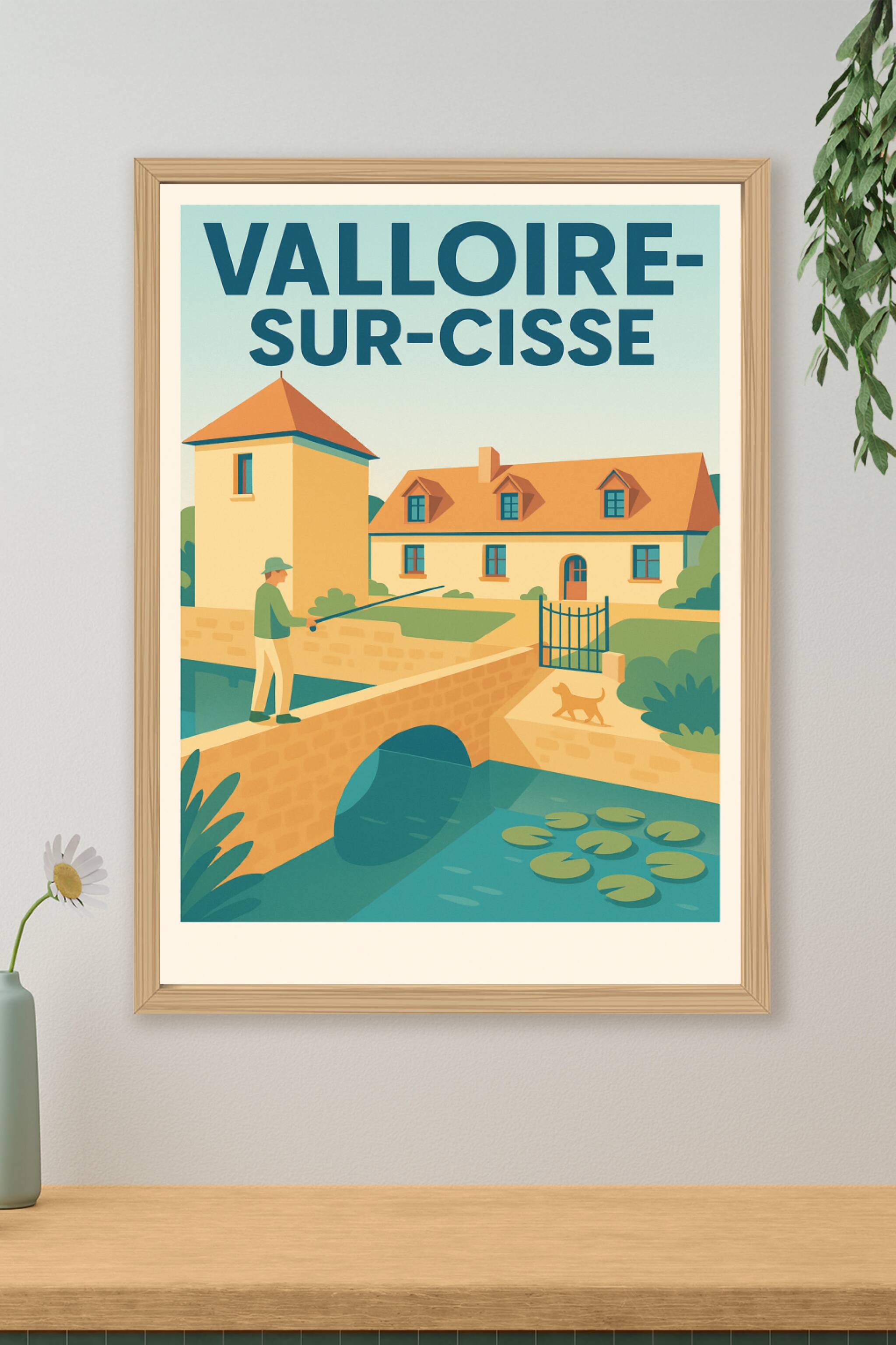 Affiche de Valloire-sur-Cisse - Charme bucolique au fil de l'eau