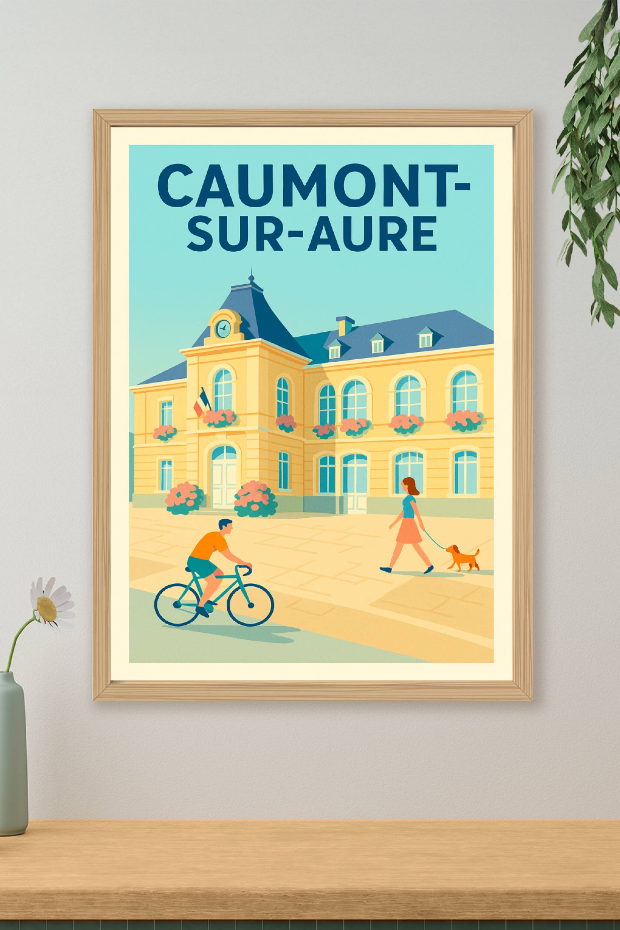 Affiche de Caumont-sur-Aure - Charme et douceur de vie normande