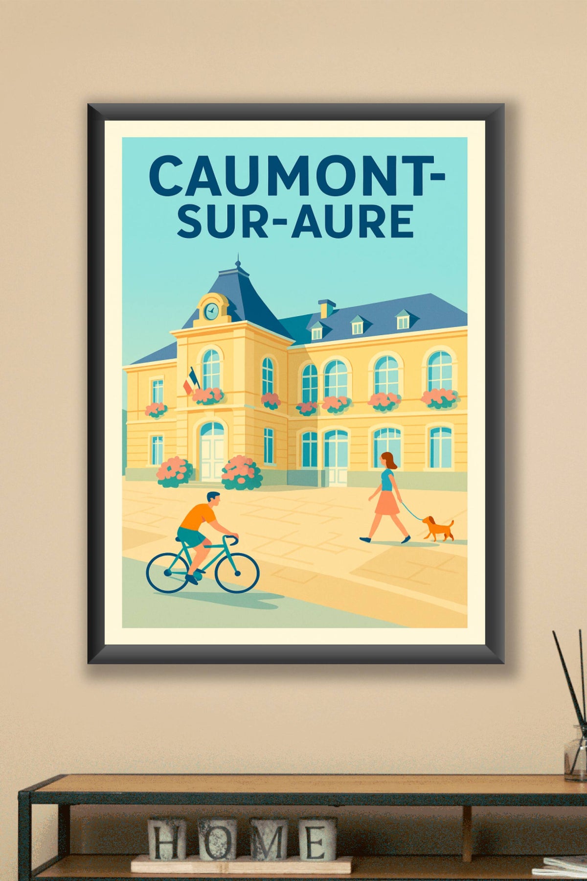 Affiche de Caumont-sur-Aure - Charme et douceur de vie normande