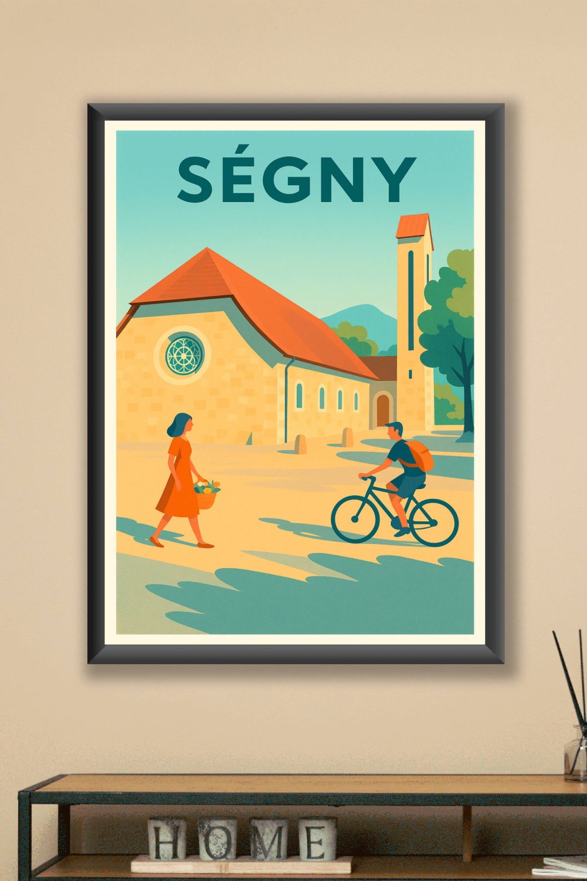 Affiche de Ségny - Charme et douceur de la vie locale