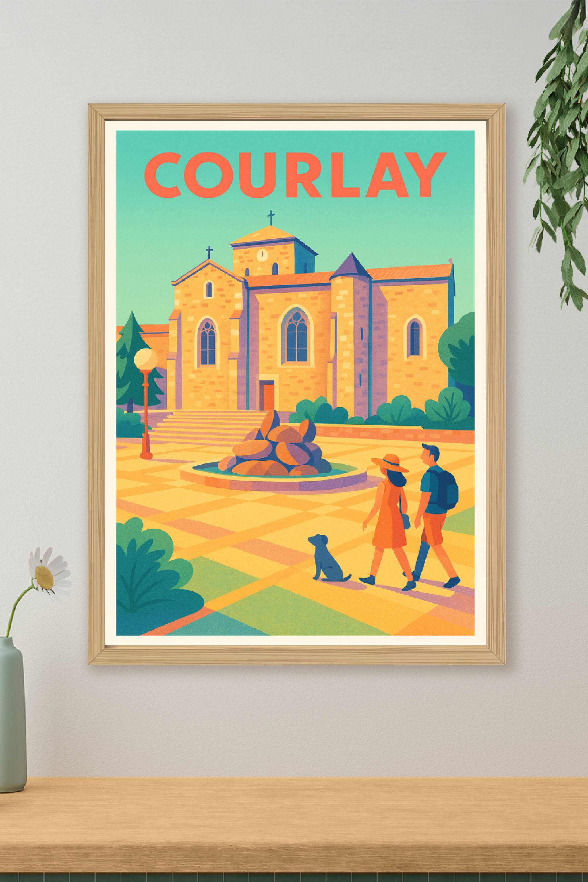 Affiche de Courlay - Harmonie paisible au cœur de la ville
