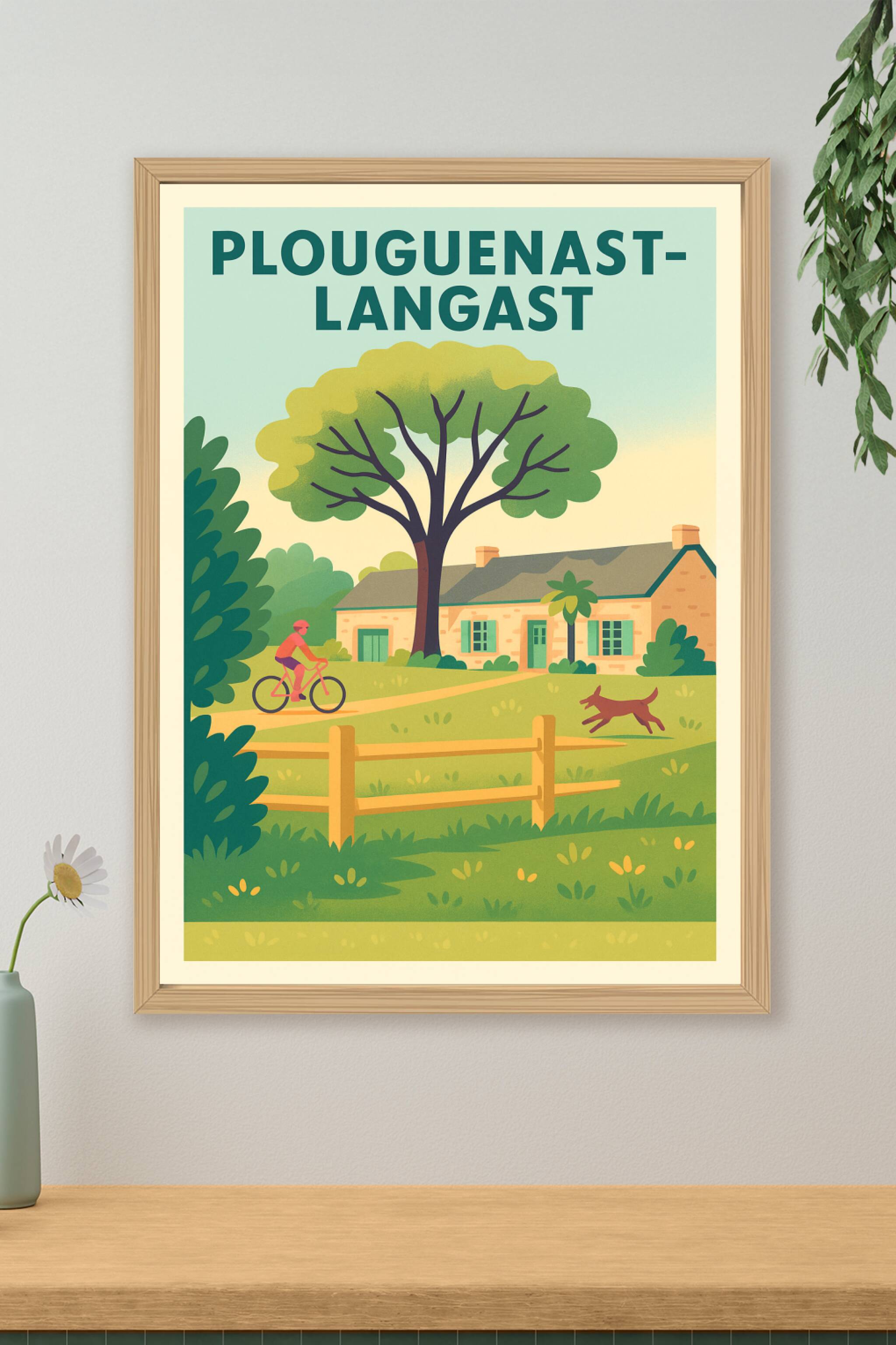 Affiche de Plouguenast-Langast - Charme bucolique et nature apaisante