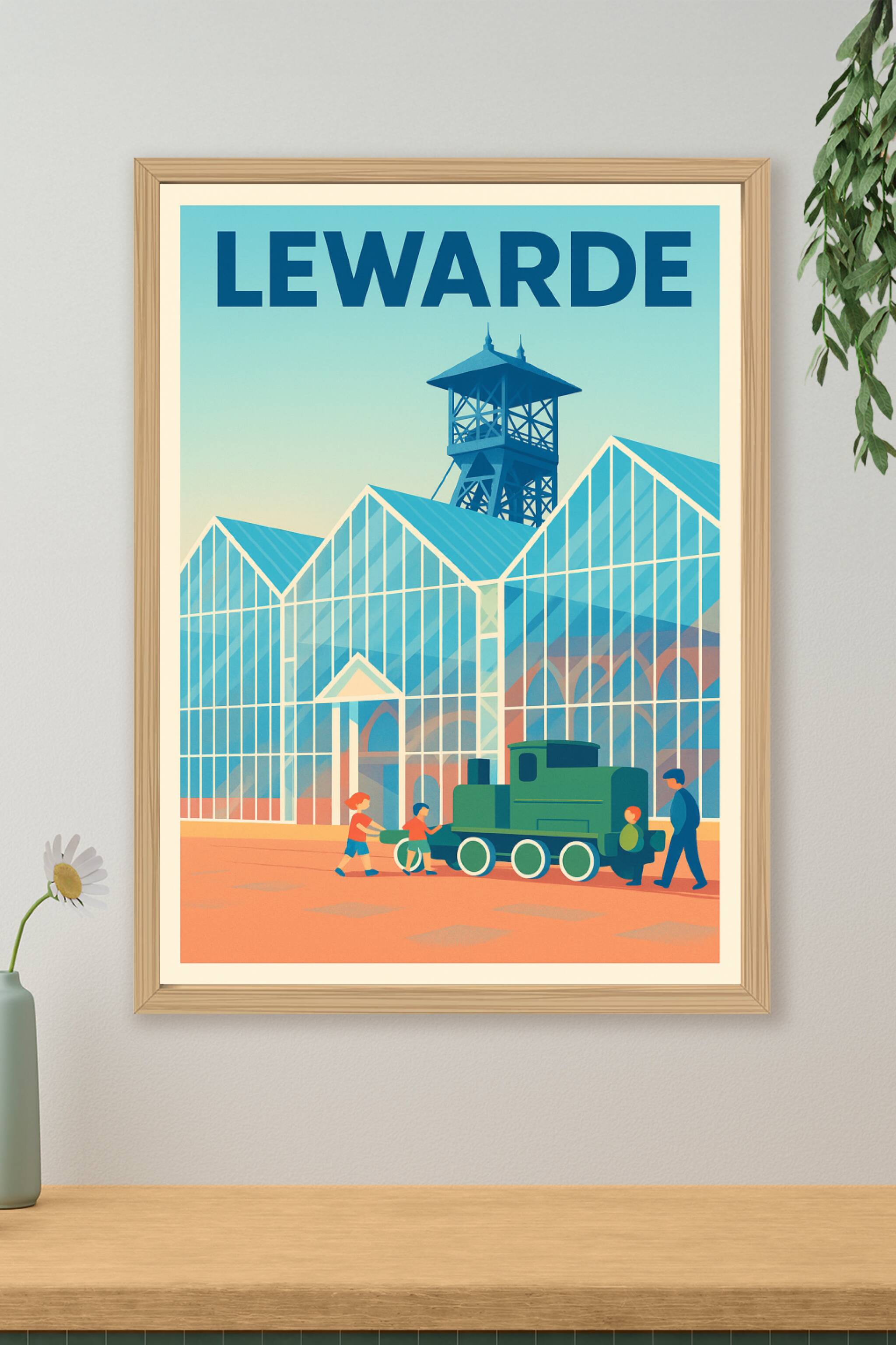 Affiche de Lewarde - L'histoire minière en couleur
