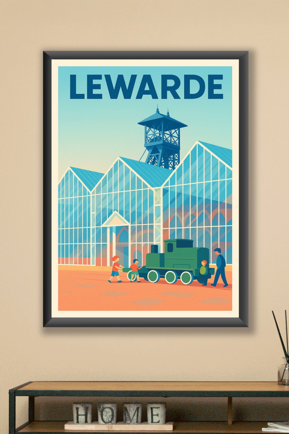 Affiche de Lewarde - L'histoire minière en couleur