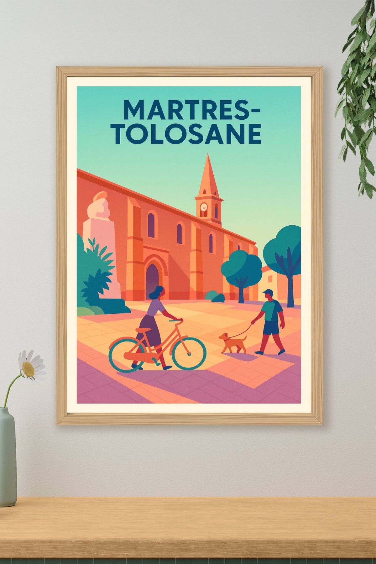 Affiche de Martres-Tolosane - Charme et Douceur de Vie en Occitanie