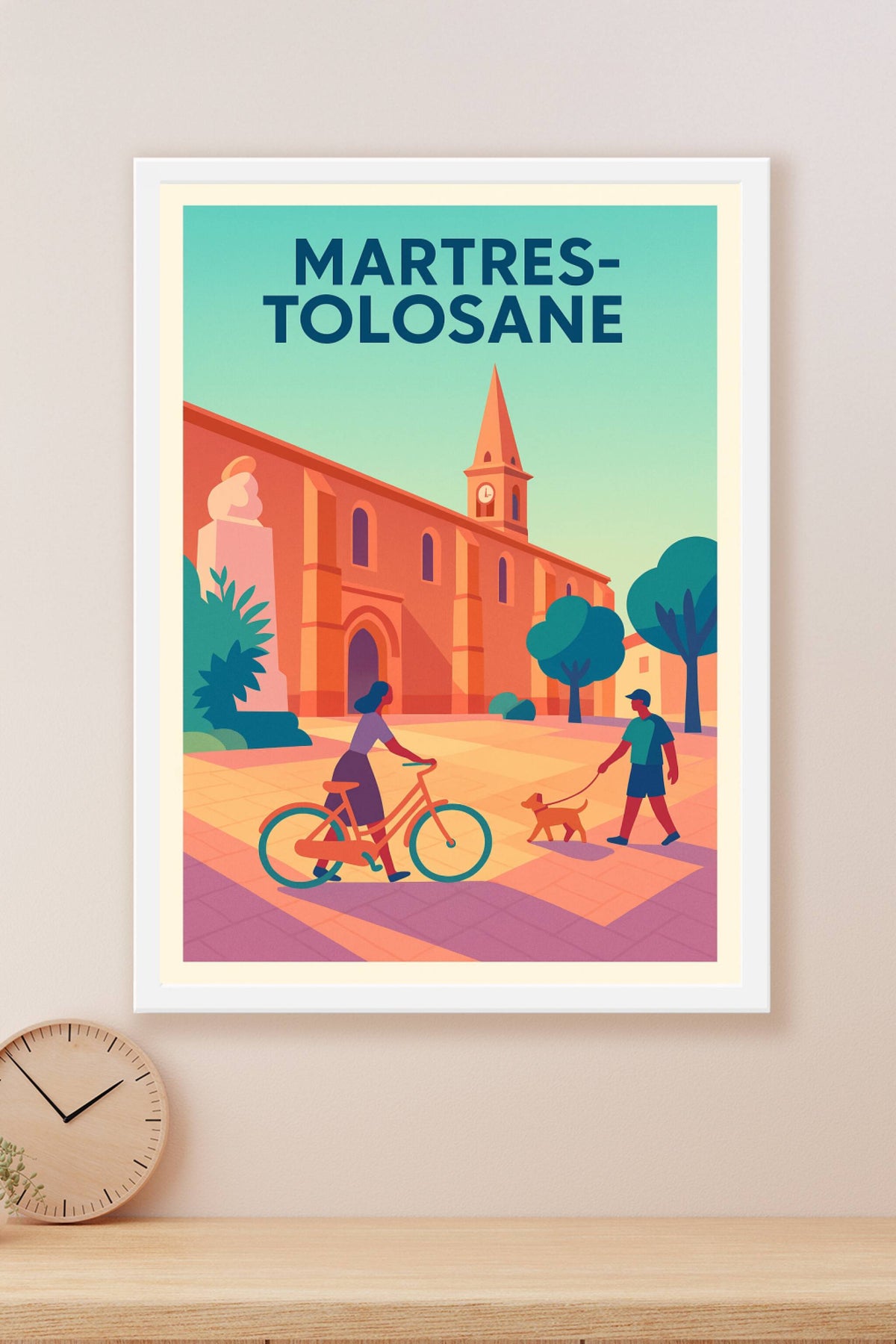 Affiche de Martres-Tolosane - Charme et Douceur de Vie en Occitanie