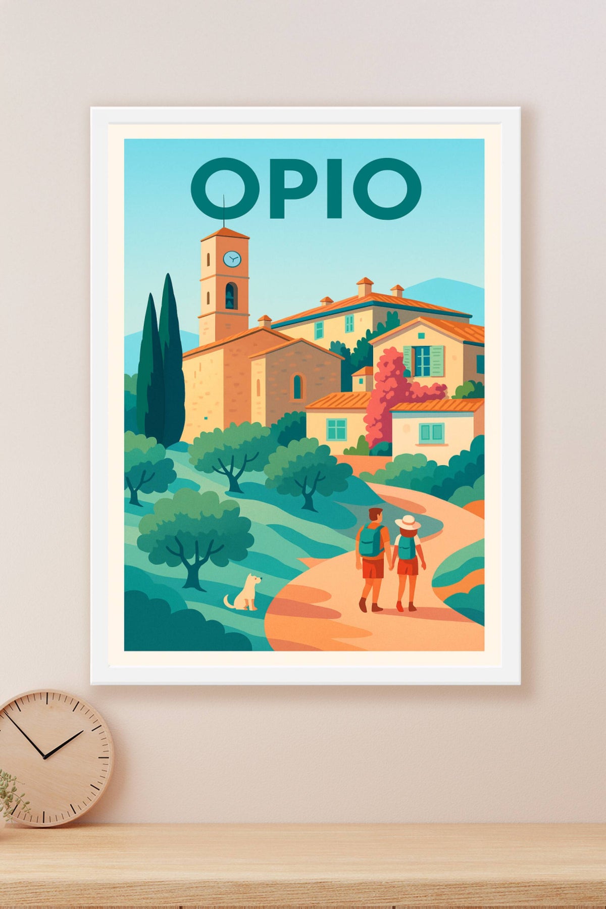 Affiche de Opio - Charmante escapade provençale